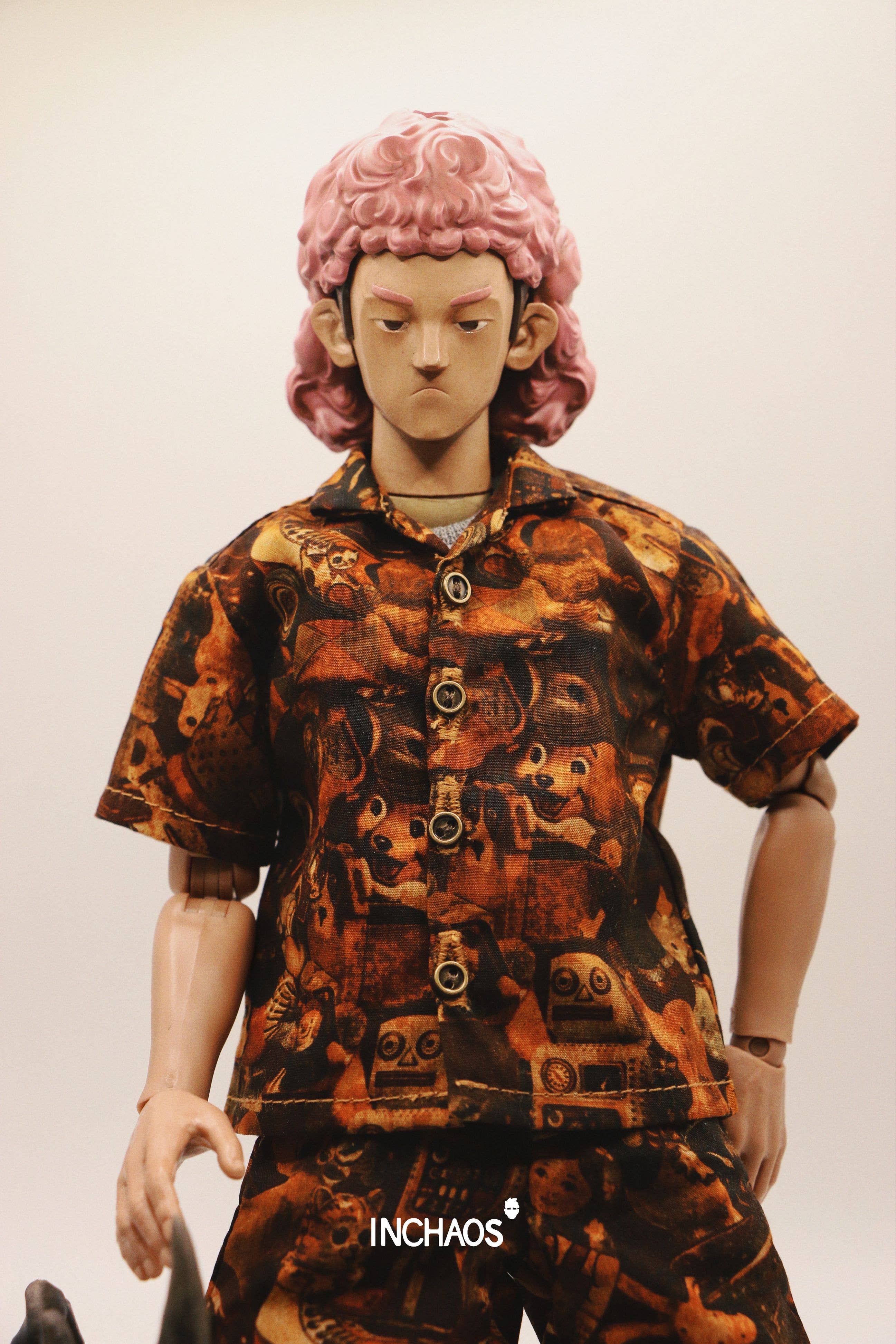 SPECIAL ORDER INCHAOS - BAN Designer Optional Head Part Set for Action Figure 1/6 [JP]
