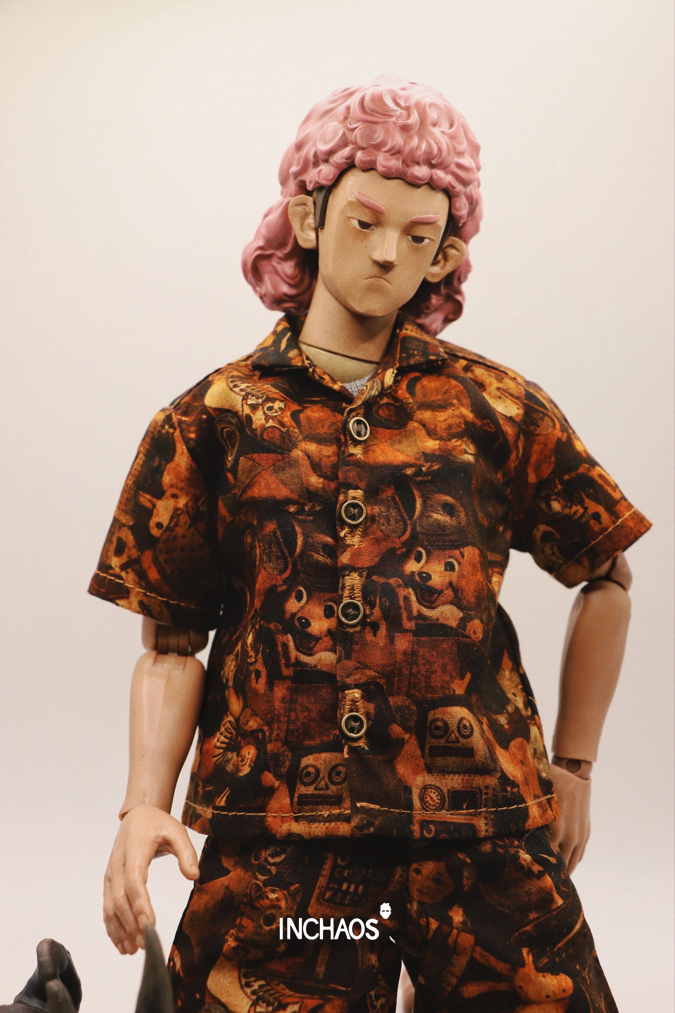 SPECIAL ORDER INCHAOS - BAN Designer Optional Head Part Set for Action Figure 1/6 [JP]