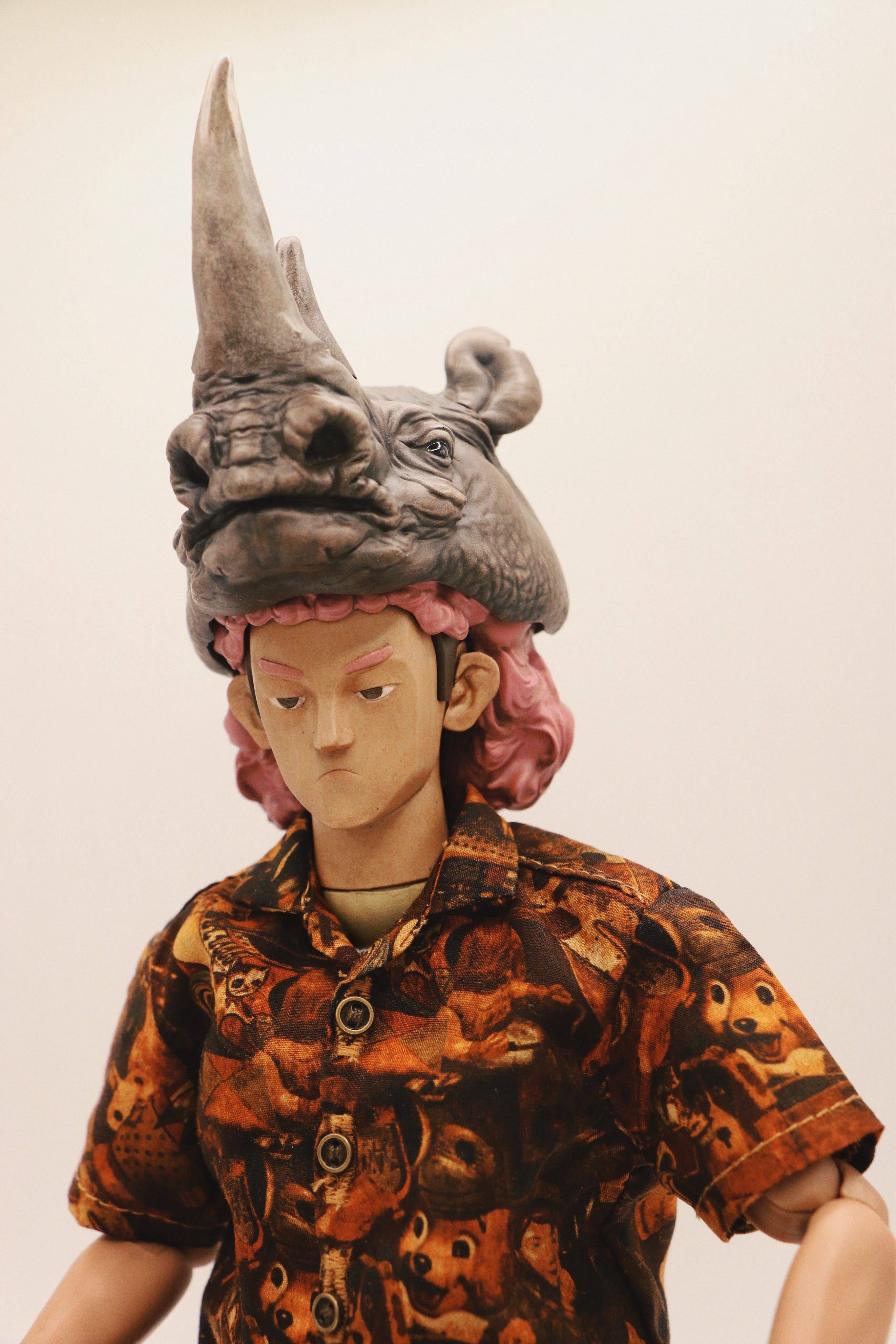 SPECIAL ORDER INCHAOS - BAN Designer Optional Head Part Set for Action Figure 1/6 [JP]