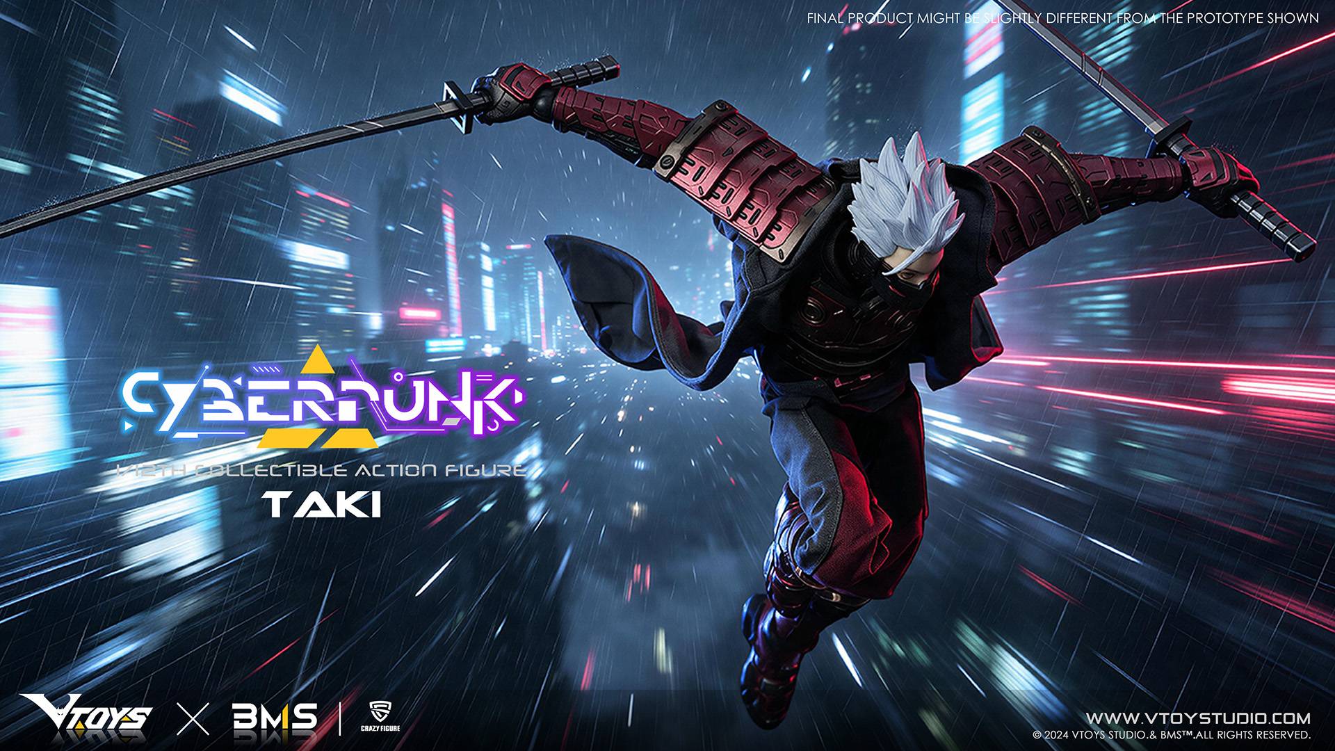 SPECIAL ORDER VTOYS - VTOYS×BMS×CF - Cyberpunk Series - Samurai Hiiro no Hagiyou 1/12 [JP]