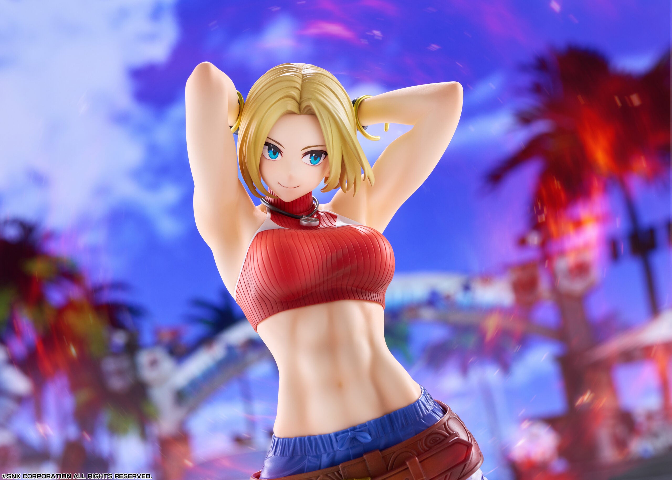 SPECIAL ORDER Thousand - Fighting Girls Collection - The King of Fighters XV - Blue Mary 1/7 [AMIAMI LIMITED]
