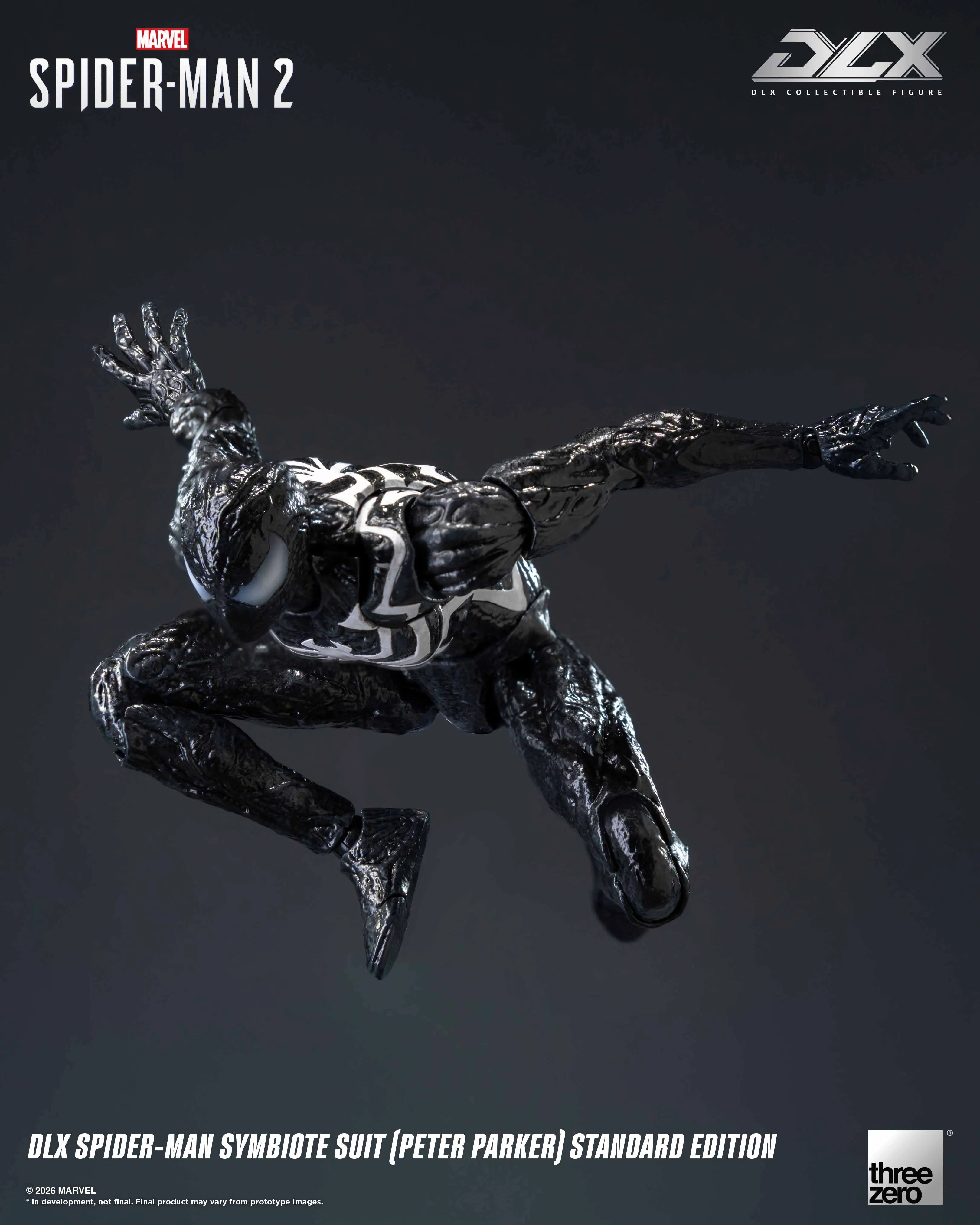 SPECIAL ORDER Three Zero - DLX - Spider-Man 2 - Spider-Man Symbiote Suit 1/12 [JP]