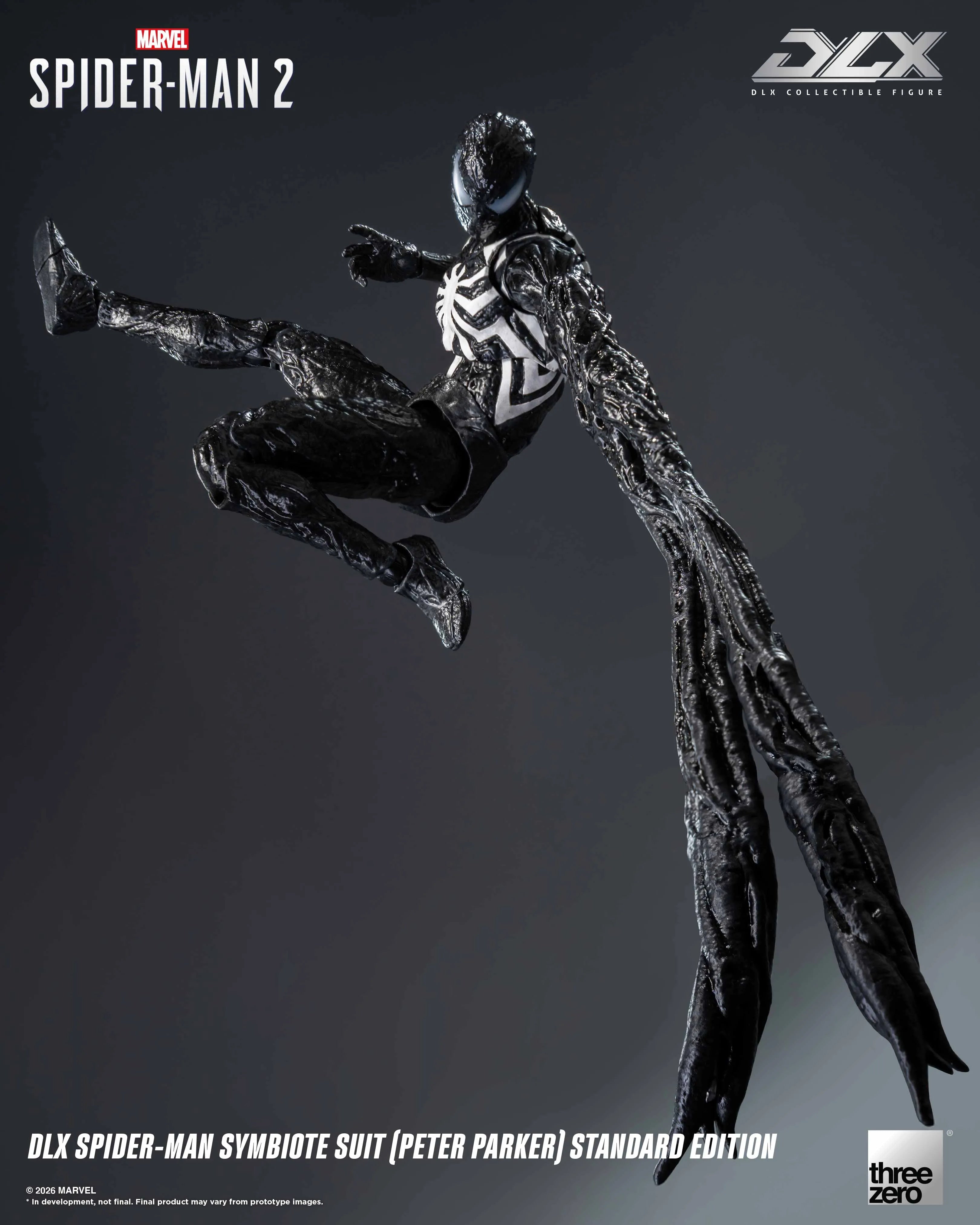 SPECIAL ORDER Three Zero - DLX - Spider-Man 2 - Spider-Man Symbiote Suit 1/12 [JP]