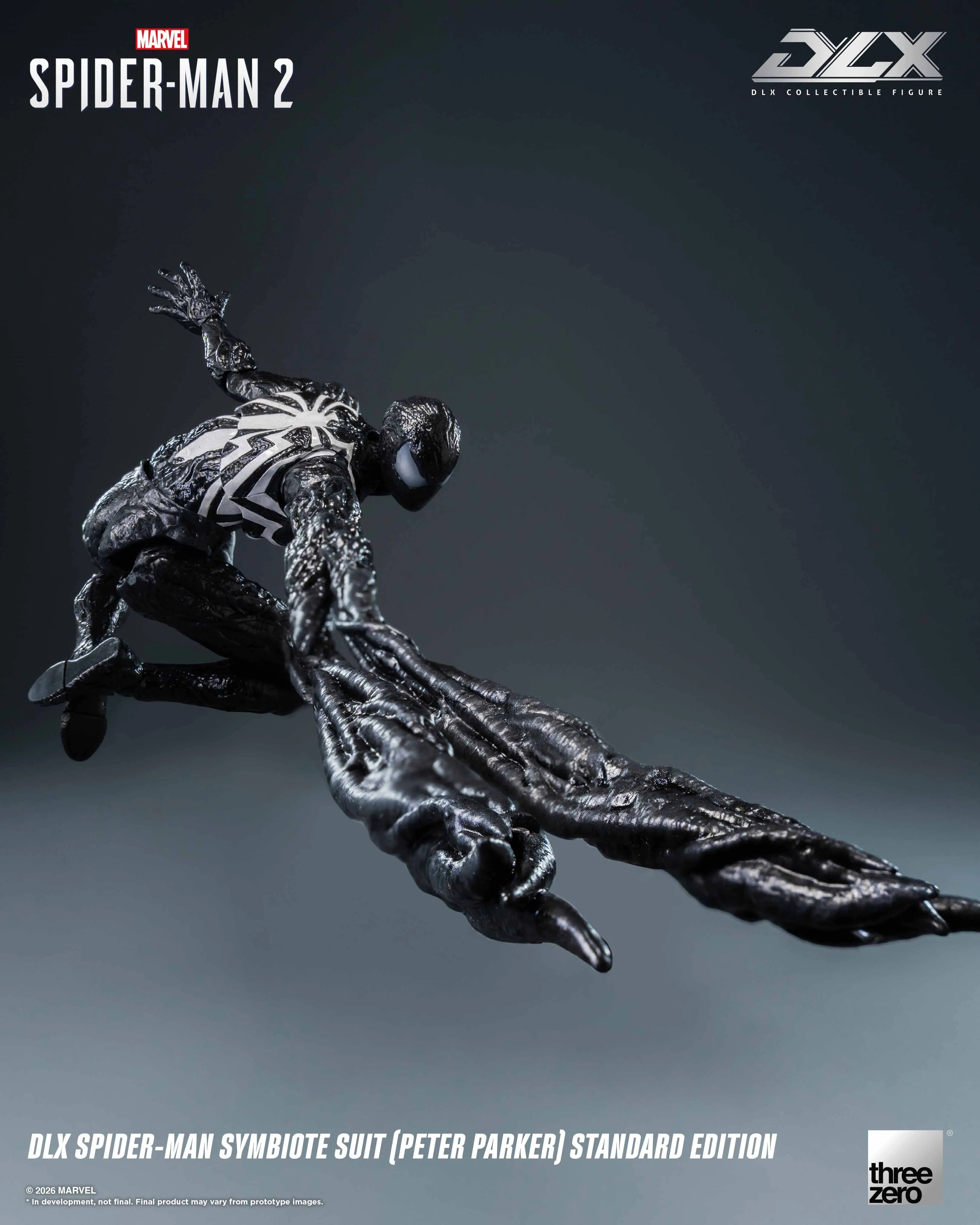SPECIAL ORDER Three Zero - DLX - Spider-Man 2 - Spider-Man Symbiote Suit 1/12 [JP]