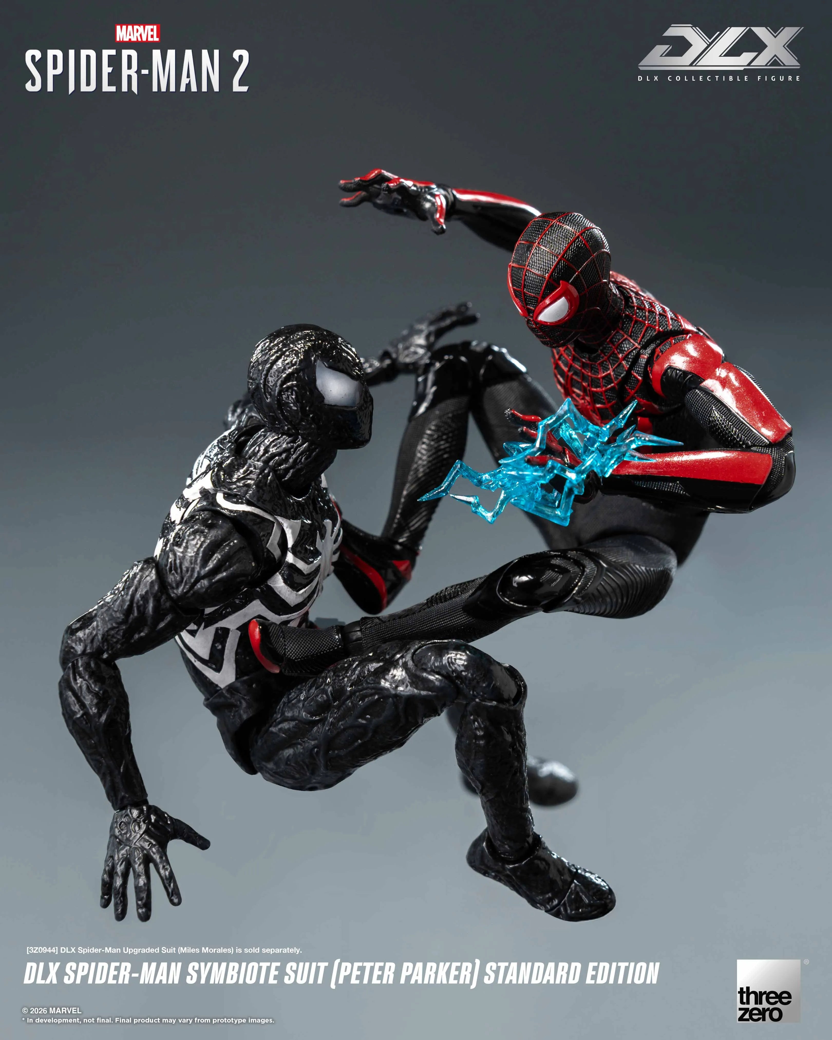 SPECIAL ORDER Three Zero - DLX - Spider-Man 2 - Spider-Man Symbiote Suit 1/12 [JP]