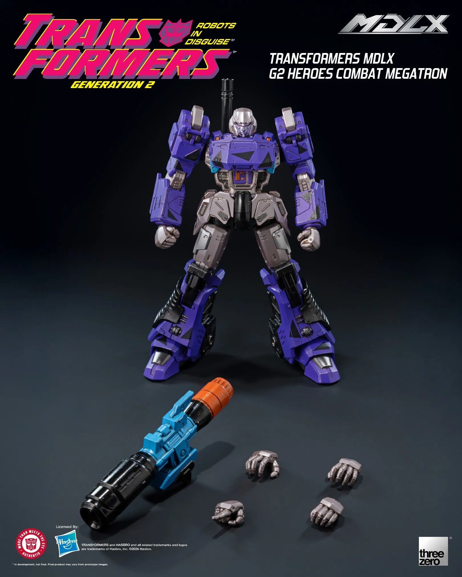 SPECIAL ORDER threezero - MDLX - Transformers - G2 Heroes Combat Megatron [LIMITED] [JP]