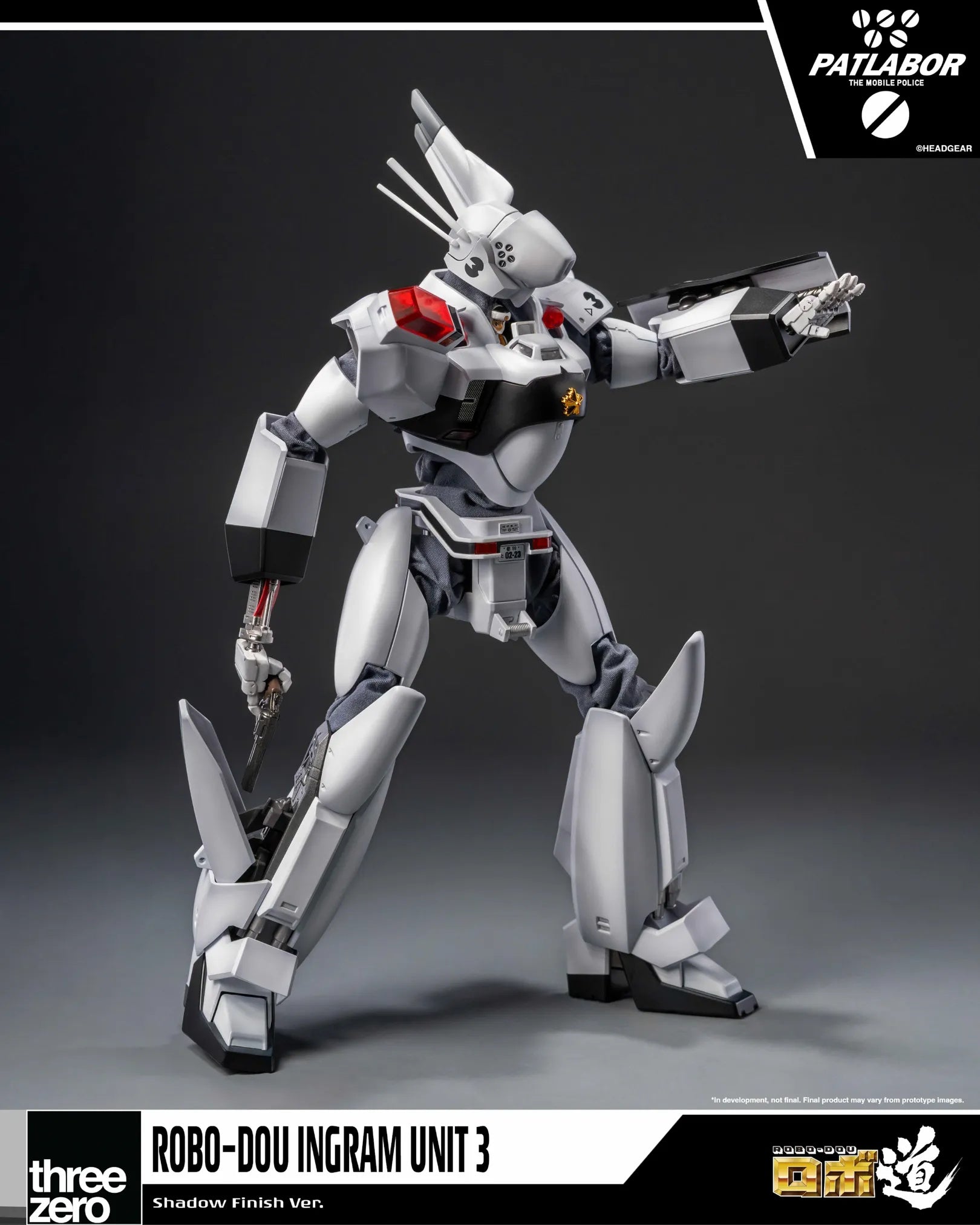 SPECIAL ORDER threezero - ROBO-DOU - Mobile Police Patlabor - Ingram Unit 3: Shadow Finish Ver. 1/35 [LIMITED] [JP]