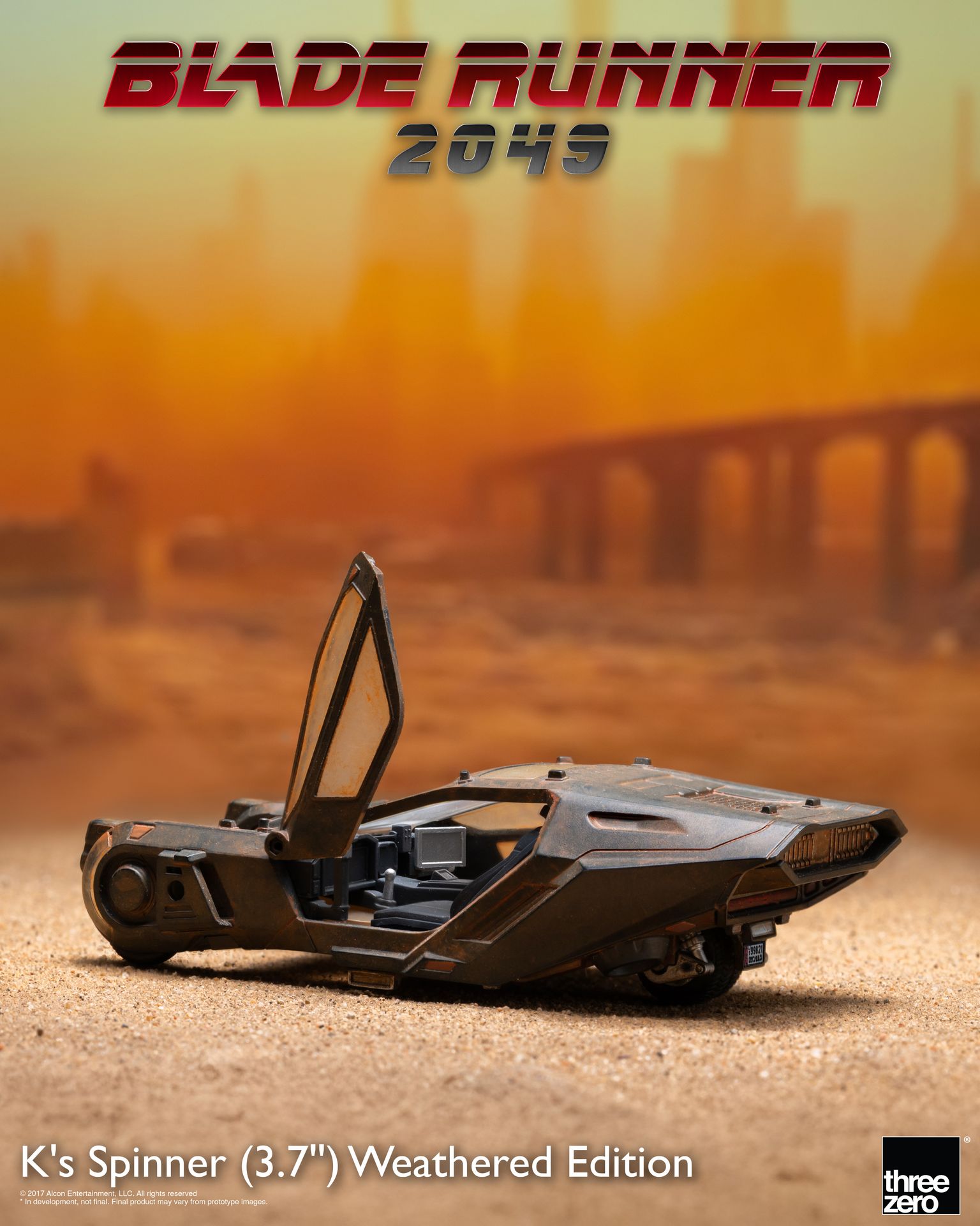 SPECIAL ORDER threezero - Blade Runner 2049 - K's Spinner: Weathered Edition [LIMITED] [JP]