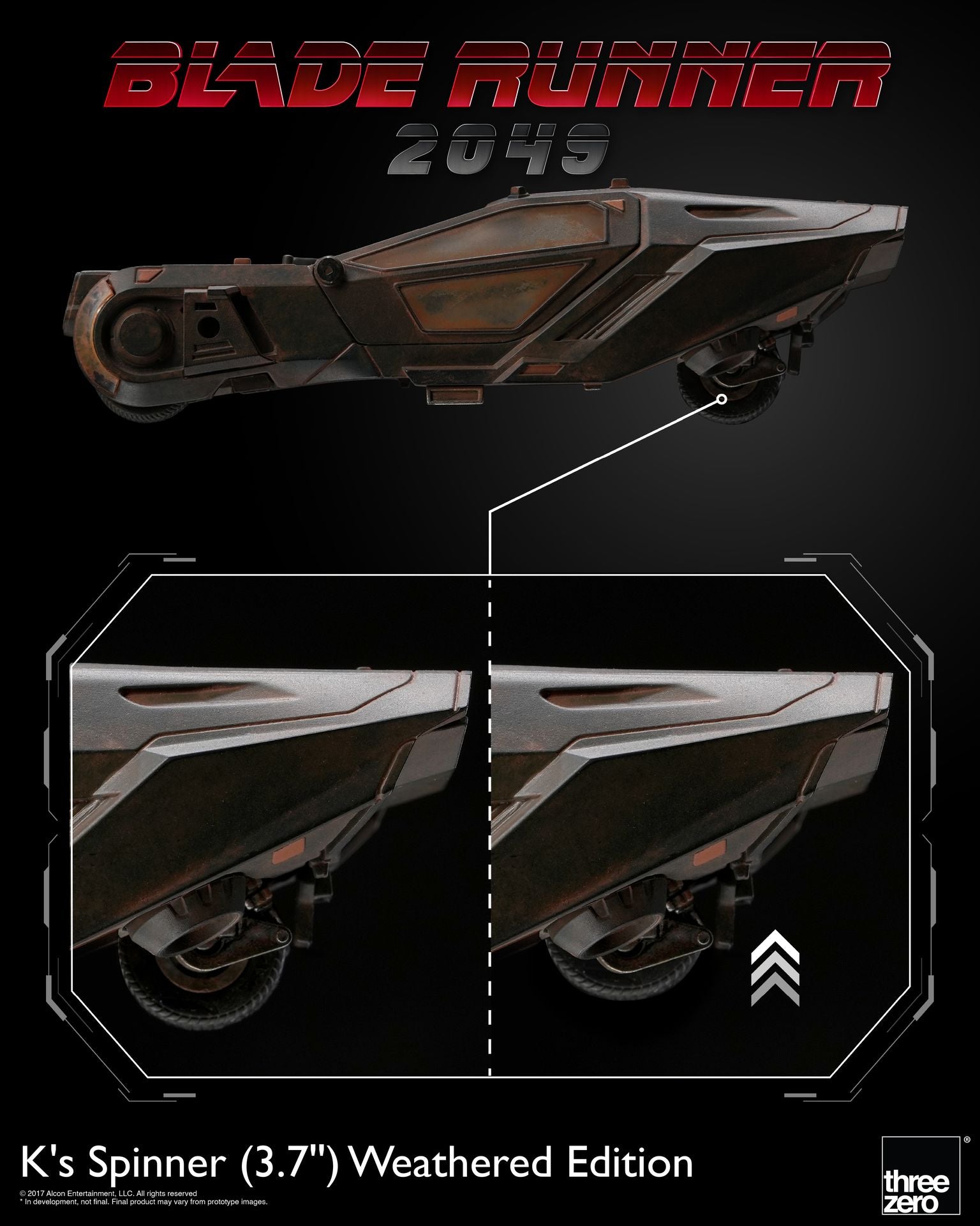 SPECIAL ORDER threezero - Blade Runner 2049 - K's Spinner: Weathered Edition [LIMITED] [JP]