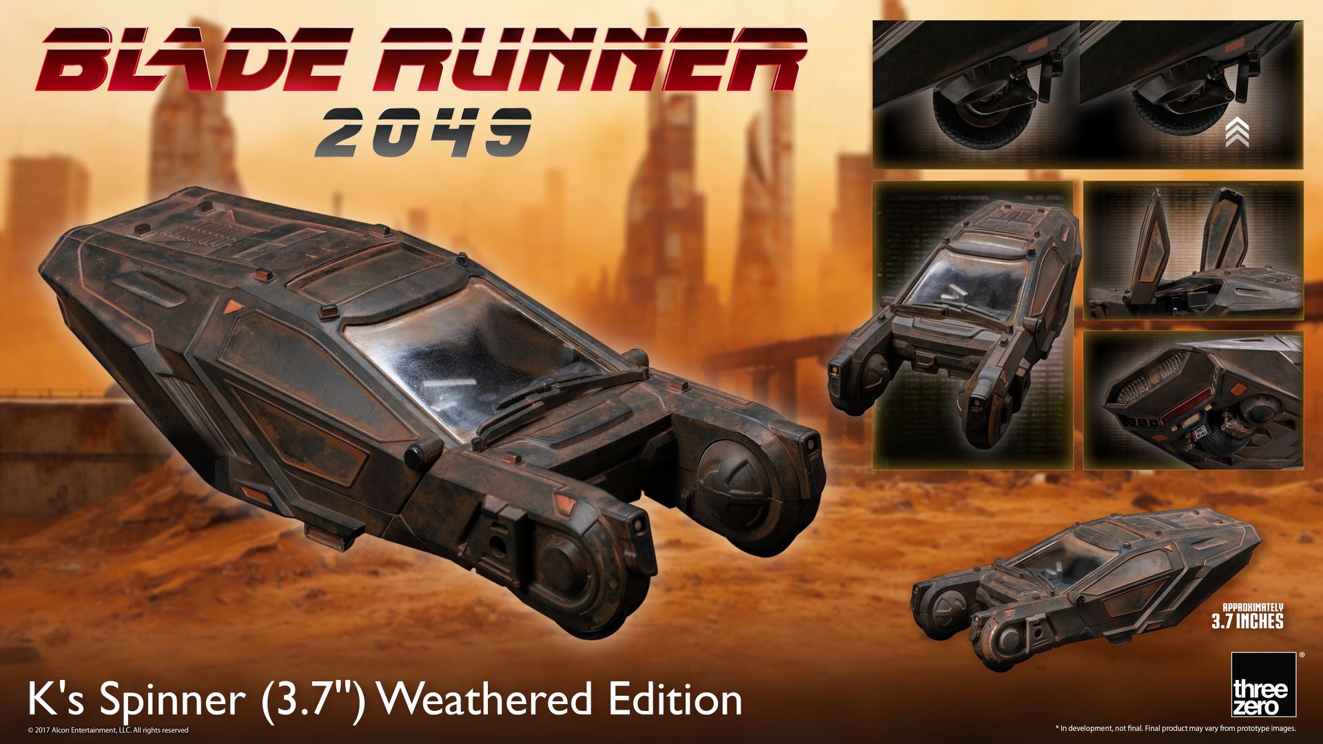 SPECIAL ORDER threezero - Blade Runner 2049 - K's Spinner: Weathered Edition [LIMITED] [JP]