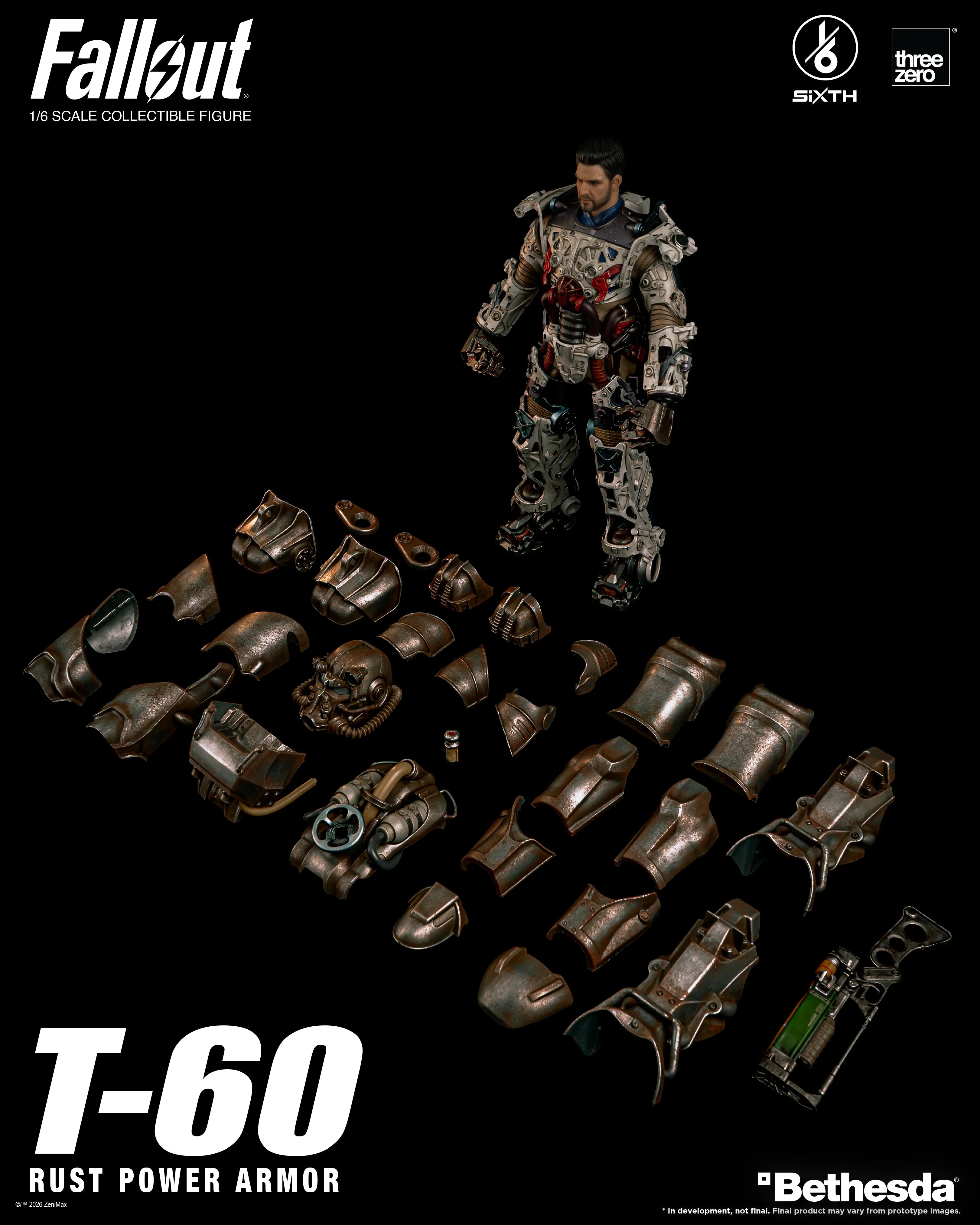 SPECIAL ORDER threezero - Fallout - T-60 Rust Power Armor 1/6 [JP]