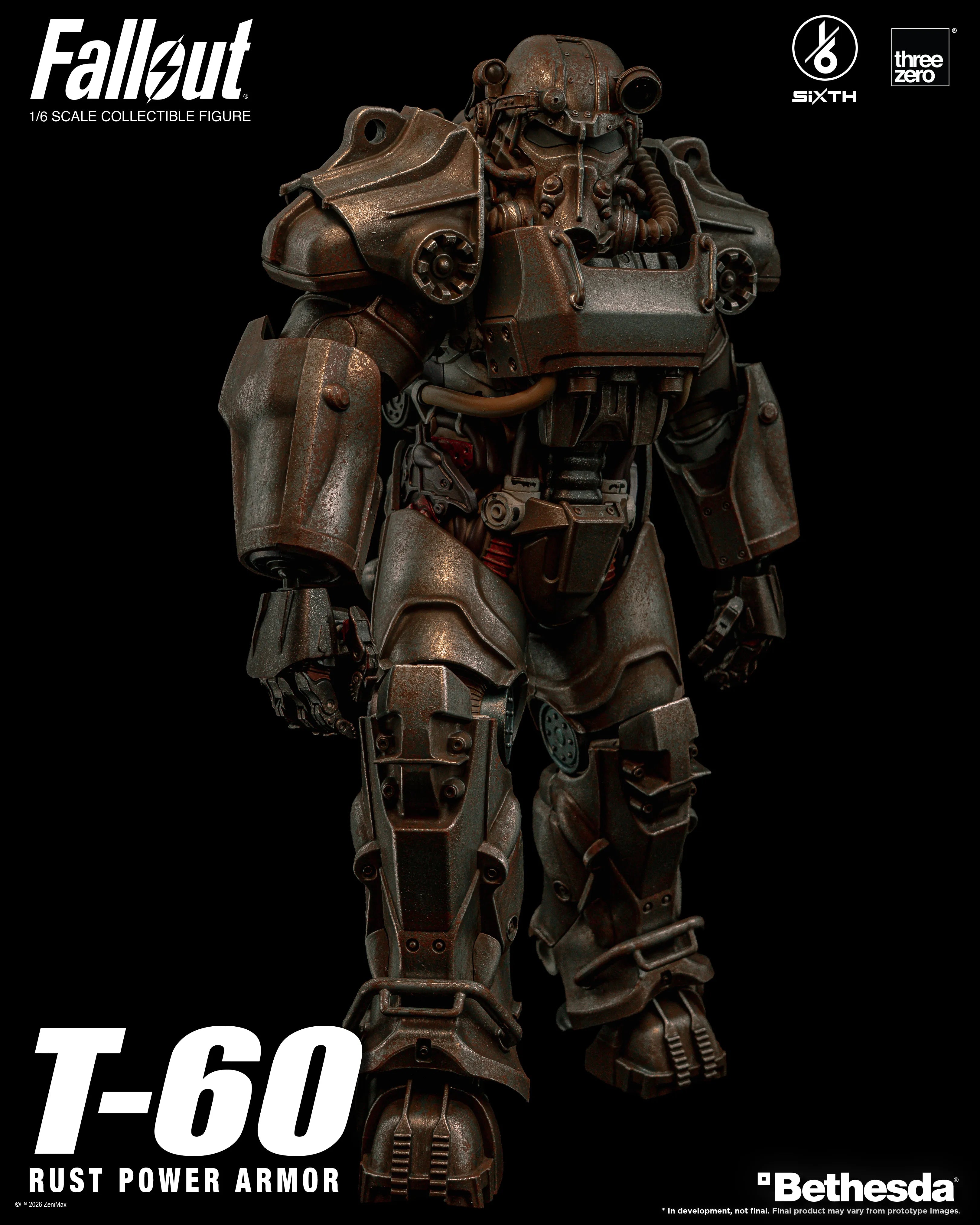 SPECIAL ORDER threezero - Fallout - T-60 Rust Power Armor 1/6 [JP]