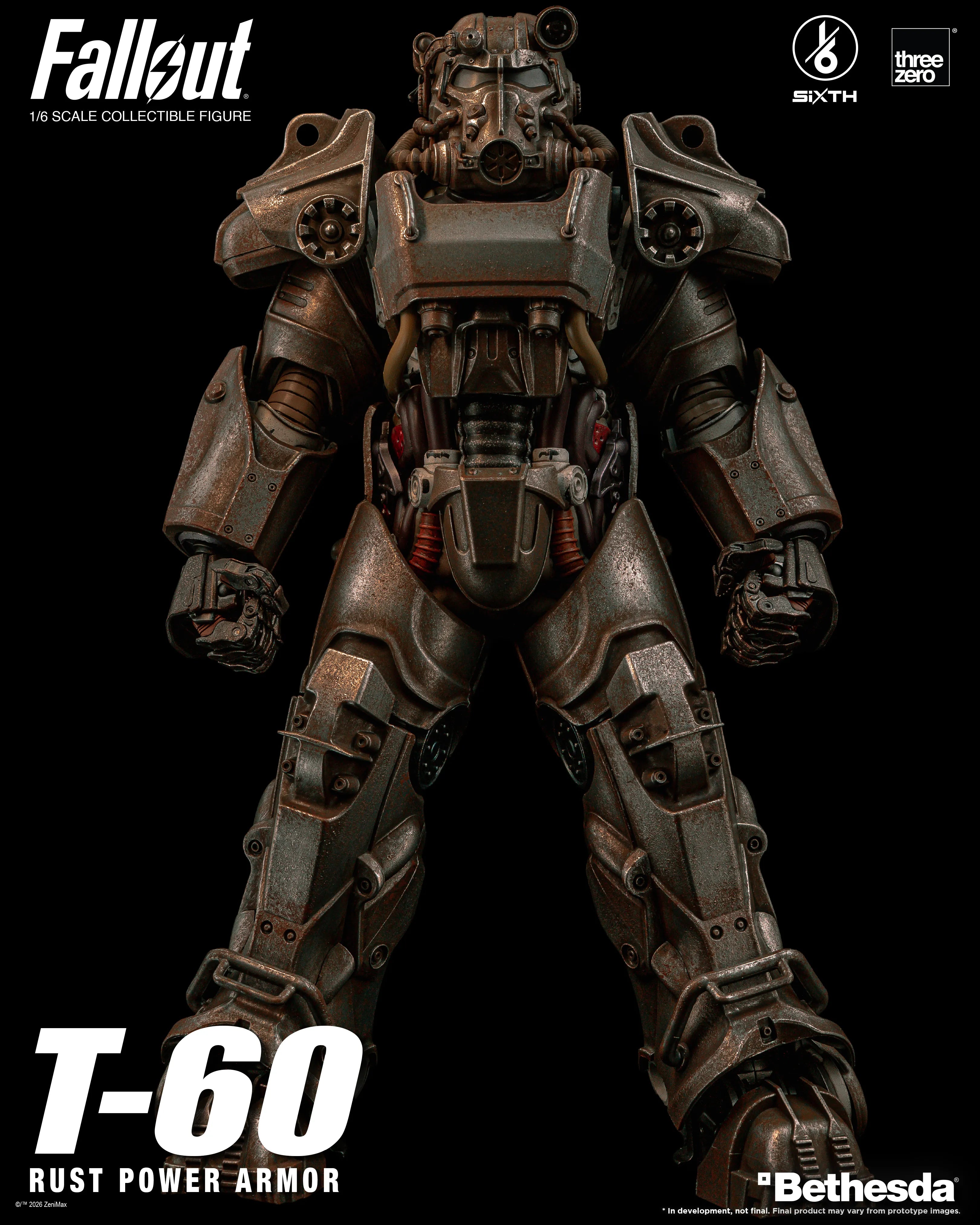 SPECIAL ORDER threezero - Fallout - T-60 Rust Power Armor 1/6 [JP]