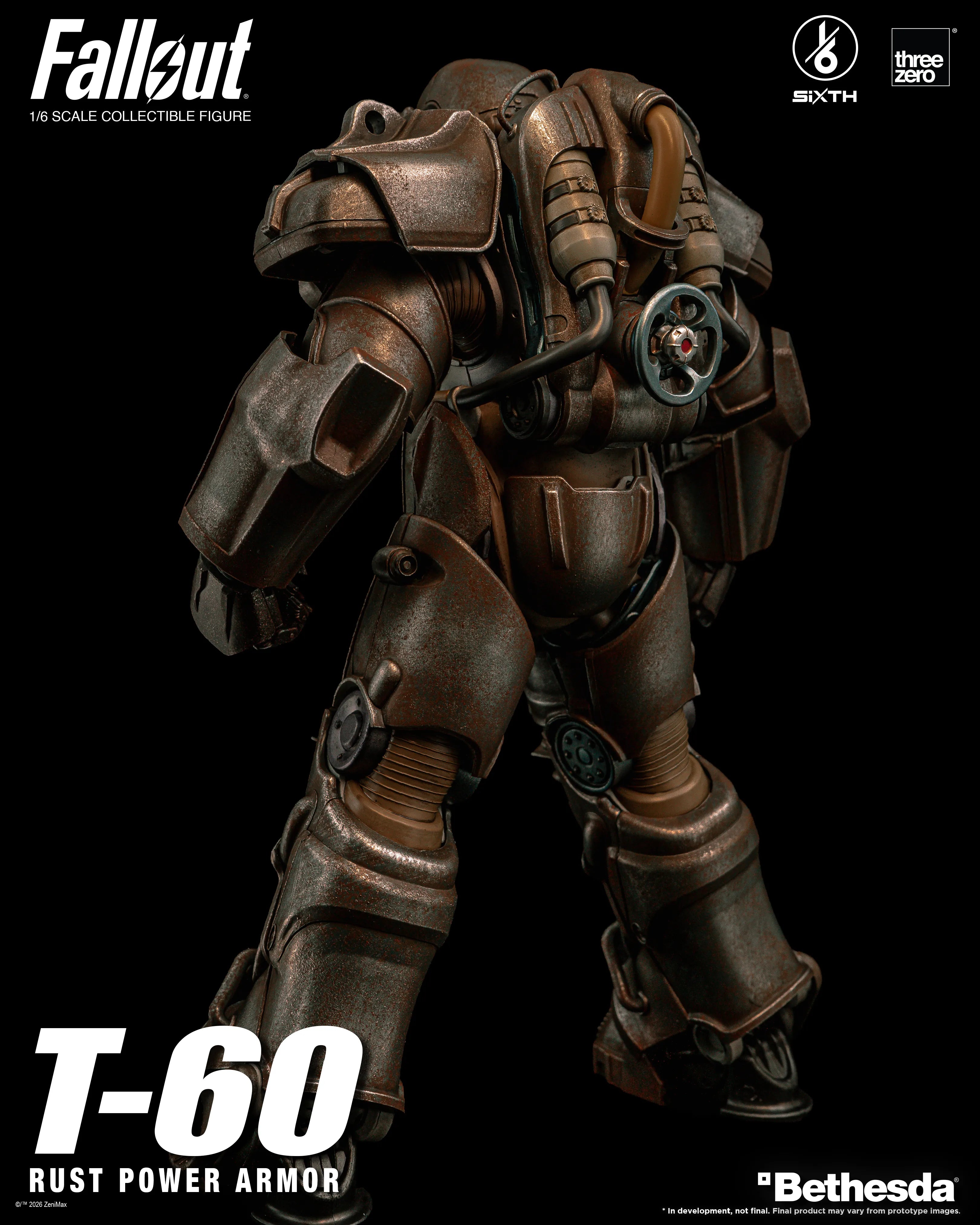 SPECIAL ORDER threezero - Fallout - T-60 Rust Power Armor 1/6 [JP]