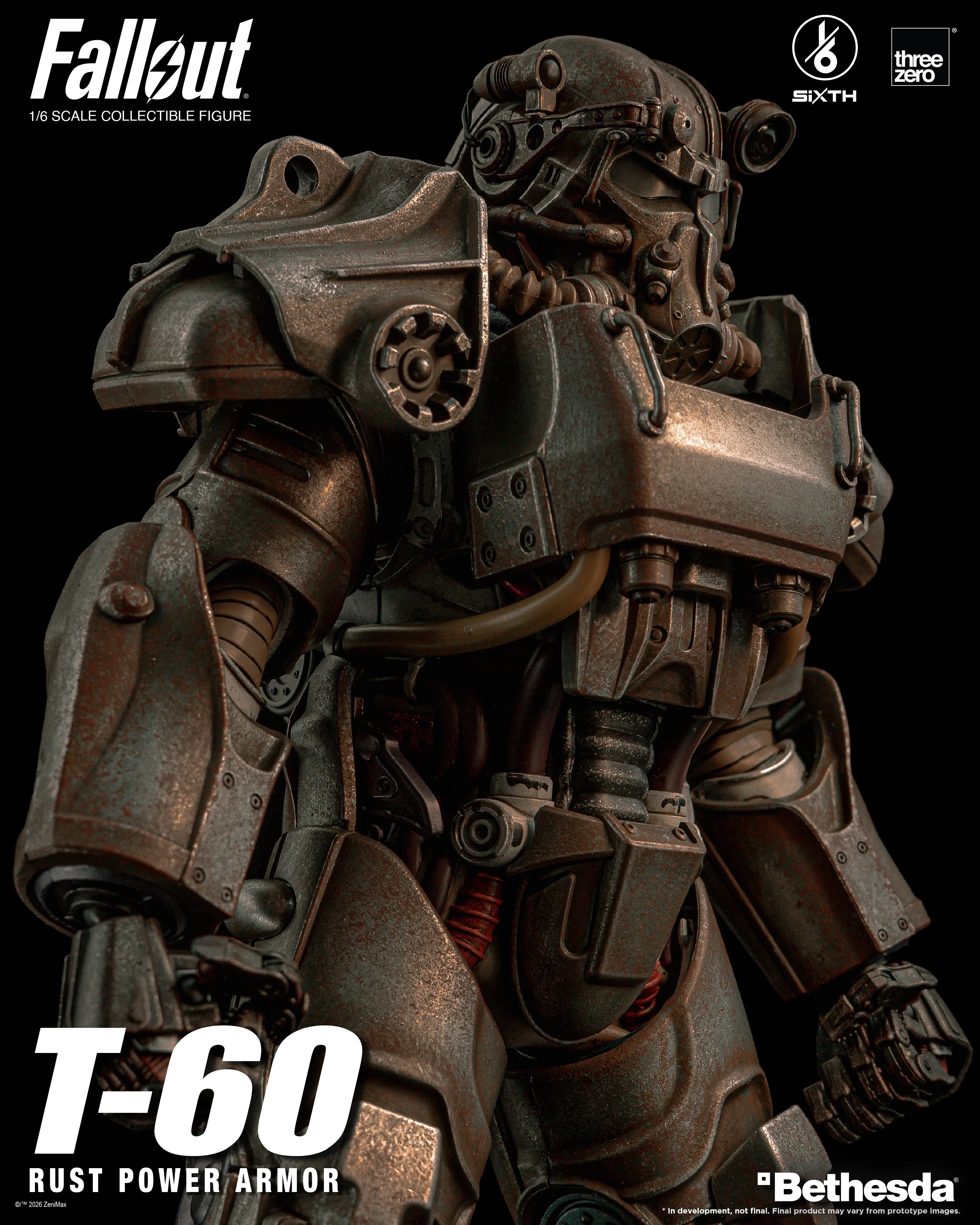 SPECIAL ORDER threezero - Fallout - T-60 Rust Power Armor 1/6 [JP]