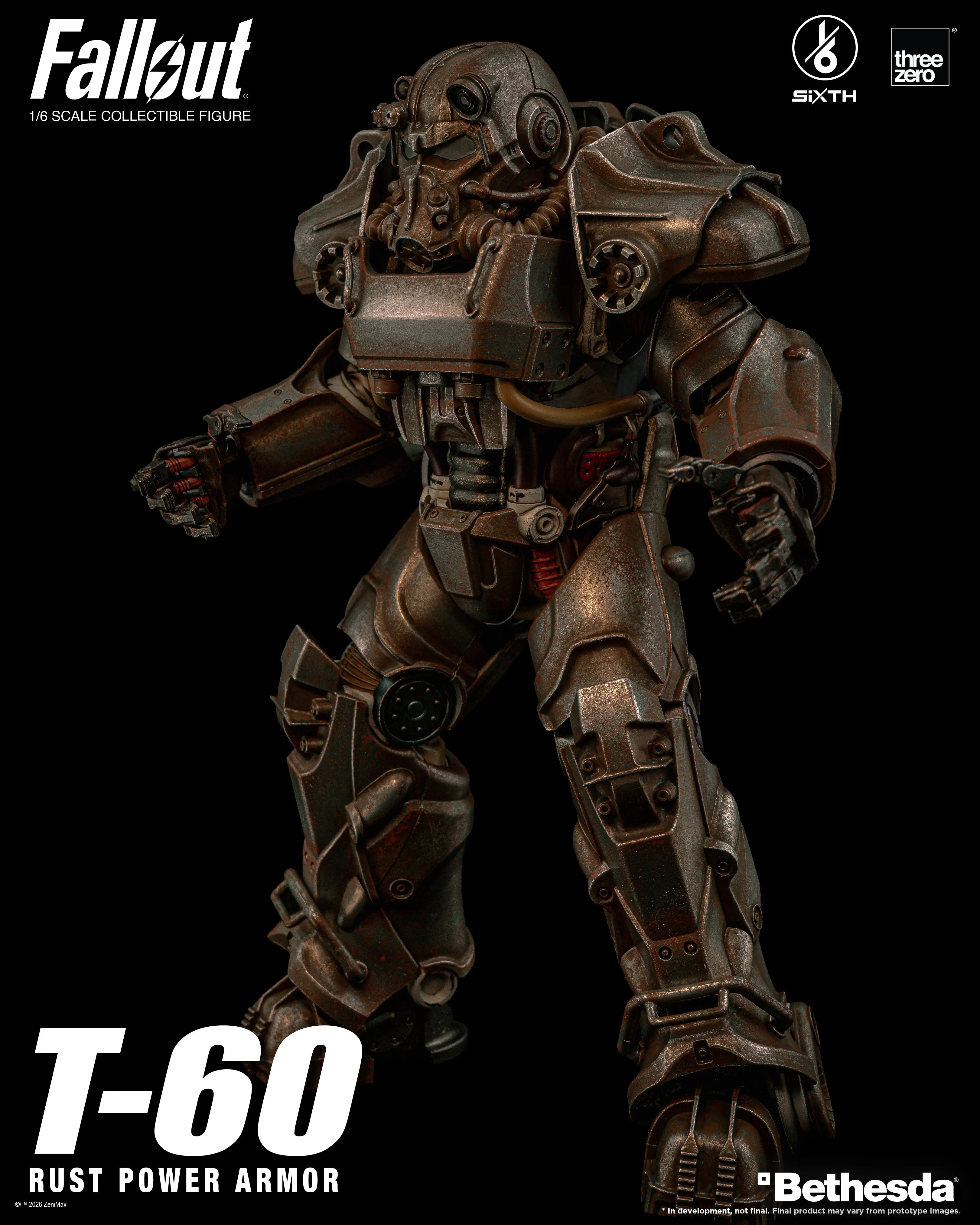 SPECIAL ORDER threezero - Fallout - T-60 Rust Power Armor 1/6 [JP]