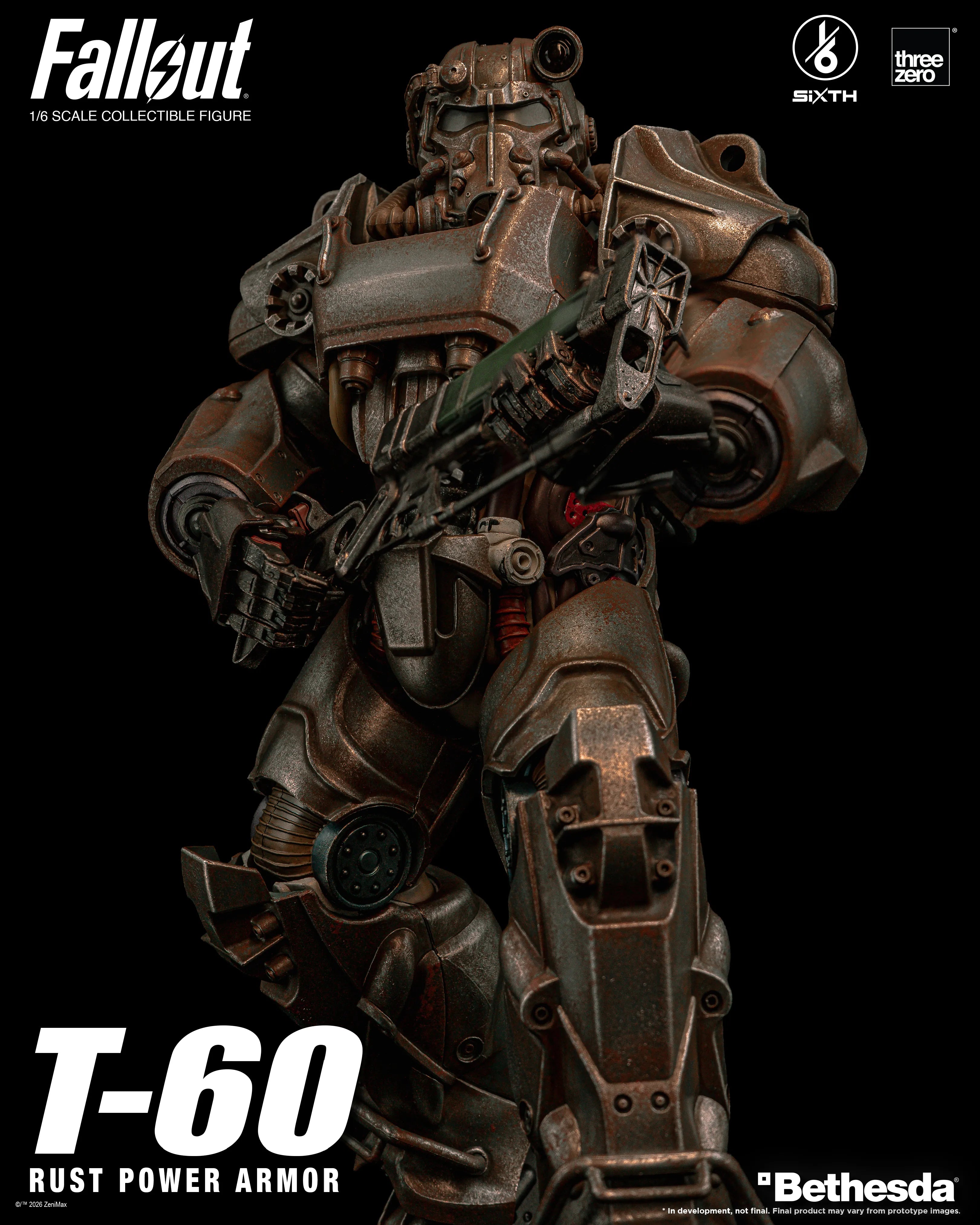 SPECIAL ORDER threezero - Fallout - T-60 Rust Power Armor 1/6 [JP]