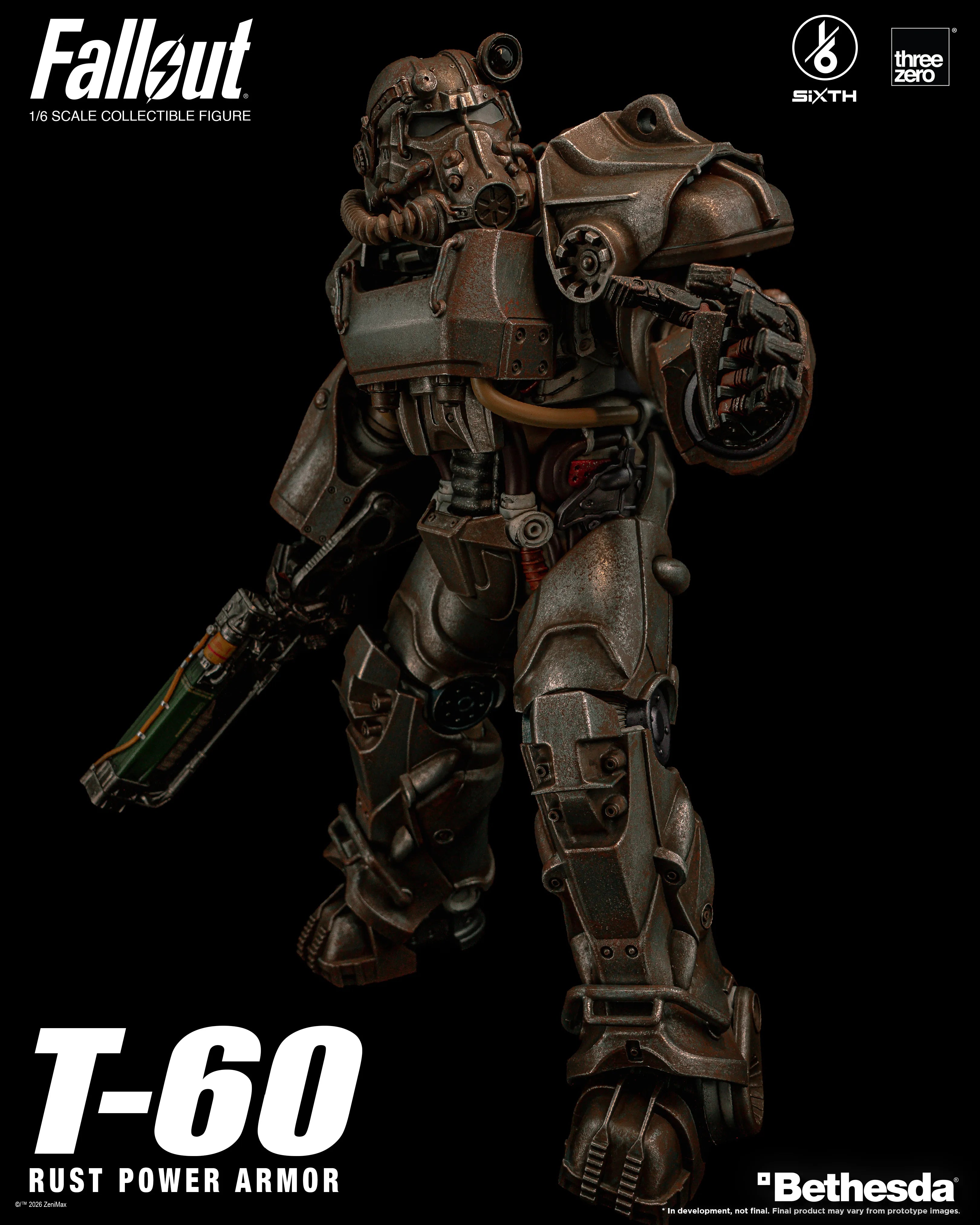 SPECIAL ORDER threezero - Fallout - T-60 Rust Power Armor 1/6 [JP]