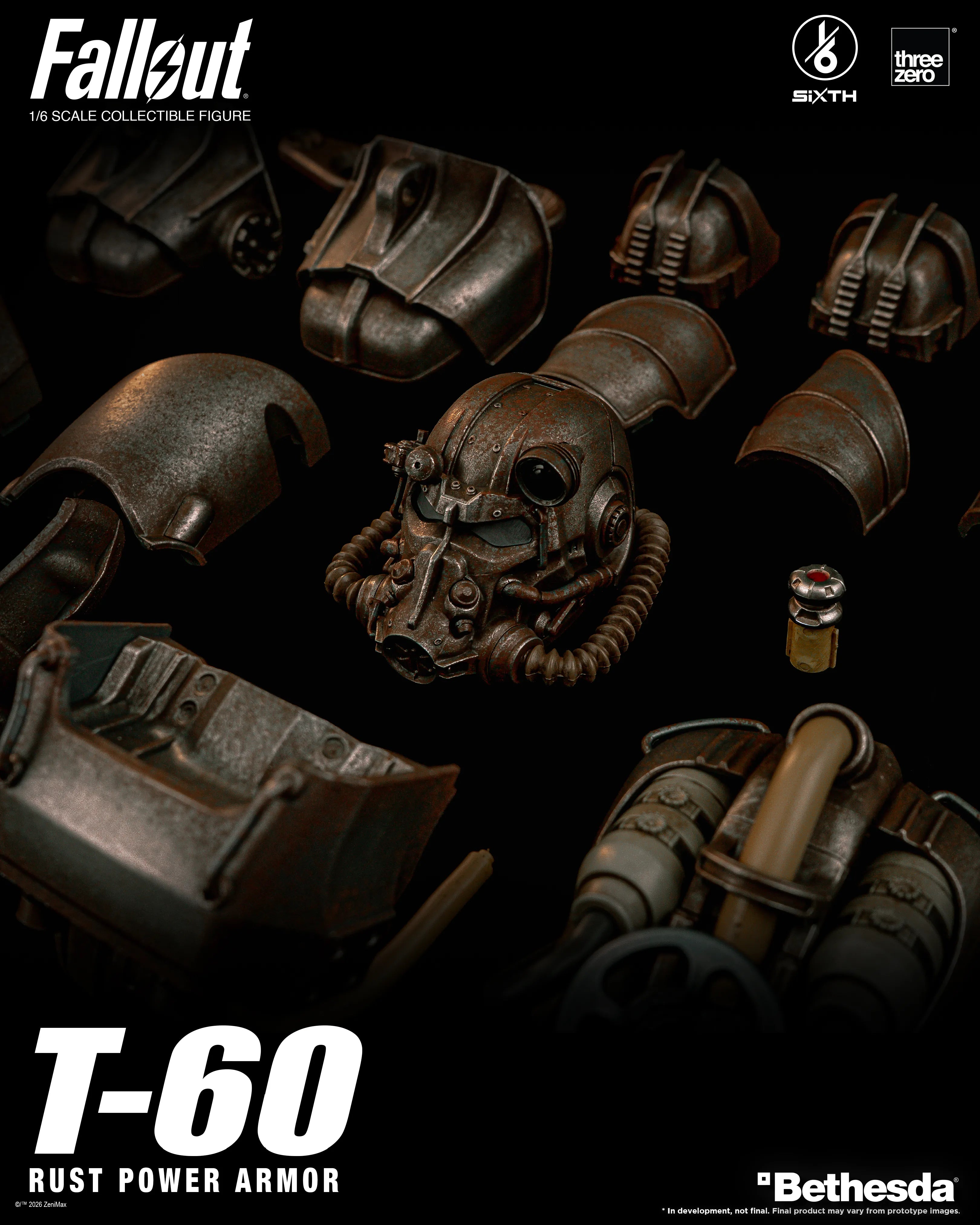 SPECIAL ORDER threezero - Fallout - T-60 Rust Power Armor 1/6 [JP]