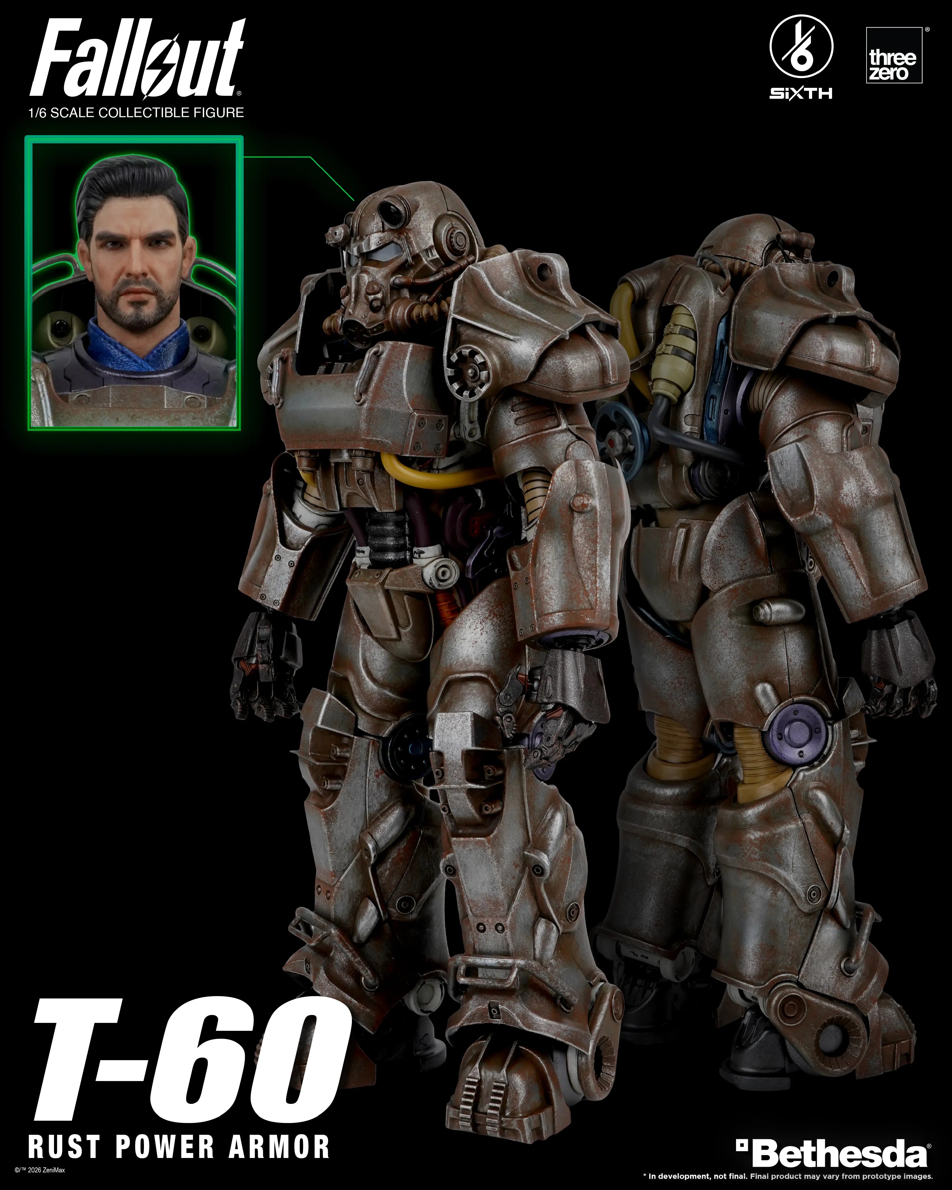 SPECIAL ORDER threezero - Fallout - T-60 Rust Power Armor 1/6 [JP]