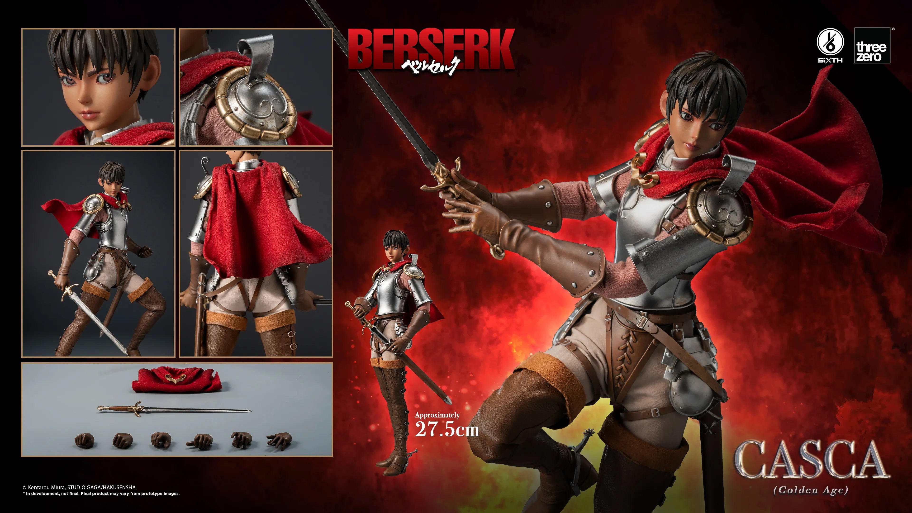 SPECIAL ORDER threezero - SIXTH Series - Berserk - Casca: Golden Age 1/6 [JP]
