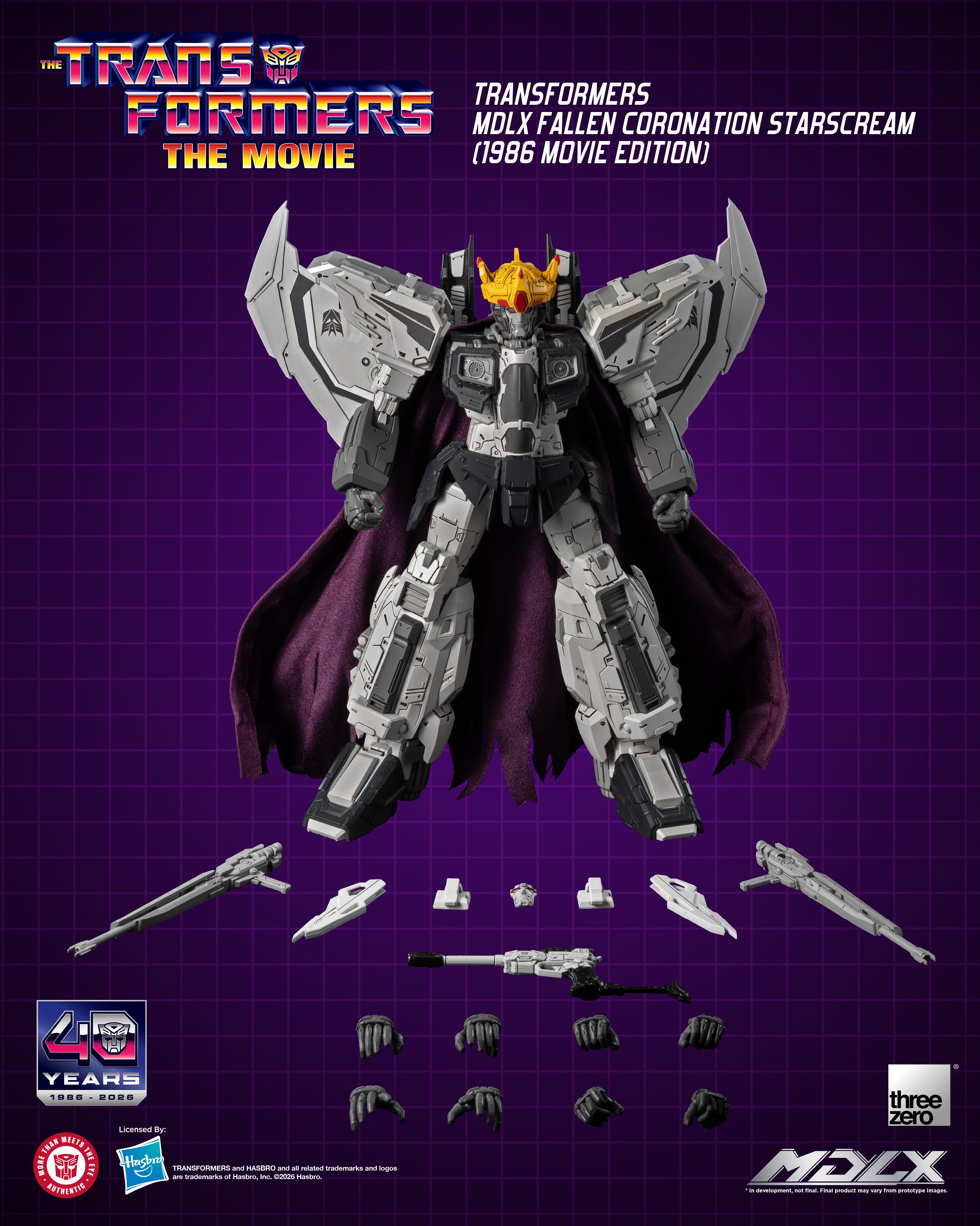 SPECIAL ORDER threezero - MDLX - Transformers - Fallen Coronation Starscream: 1986 Movie Edition [JP]