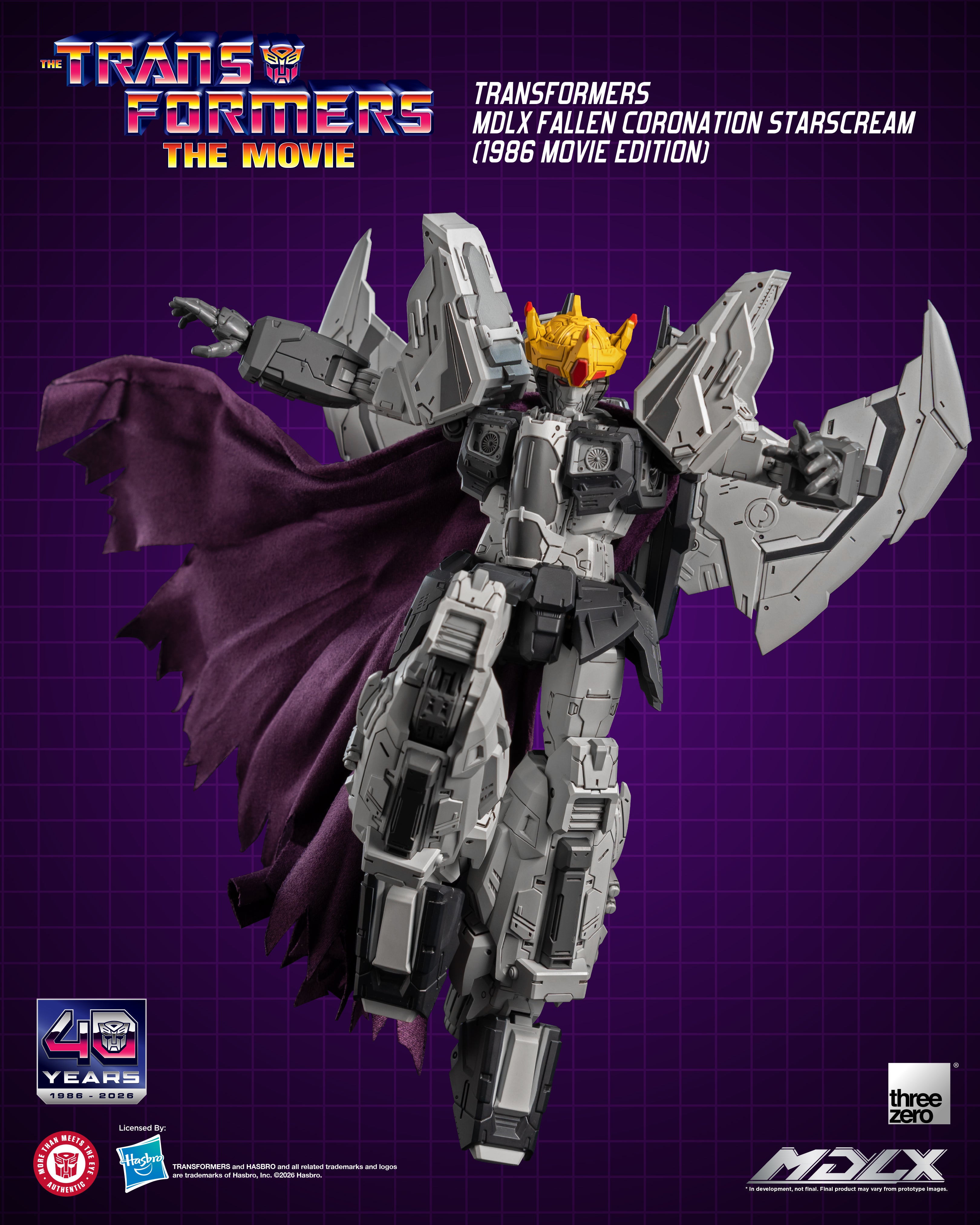 SPECIAL ORDER threezero - MDLX - Transformers - Fallen Coronation Starscream: 1986 Movie Edition [JP]