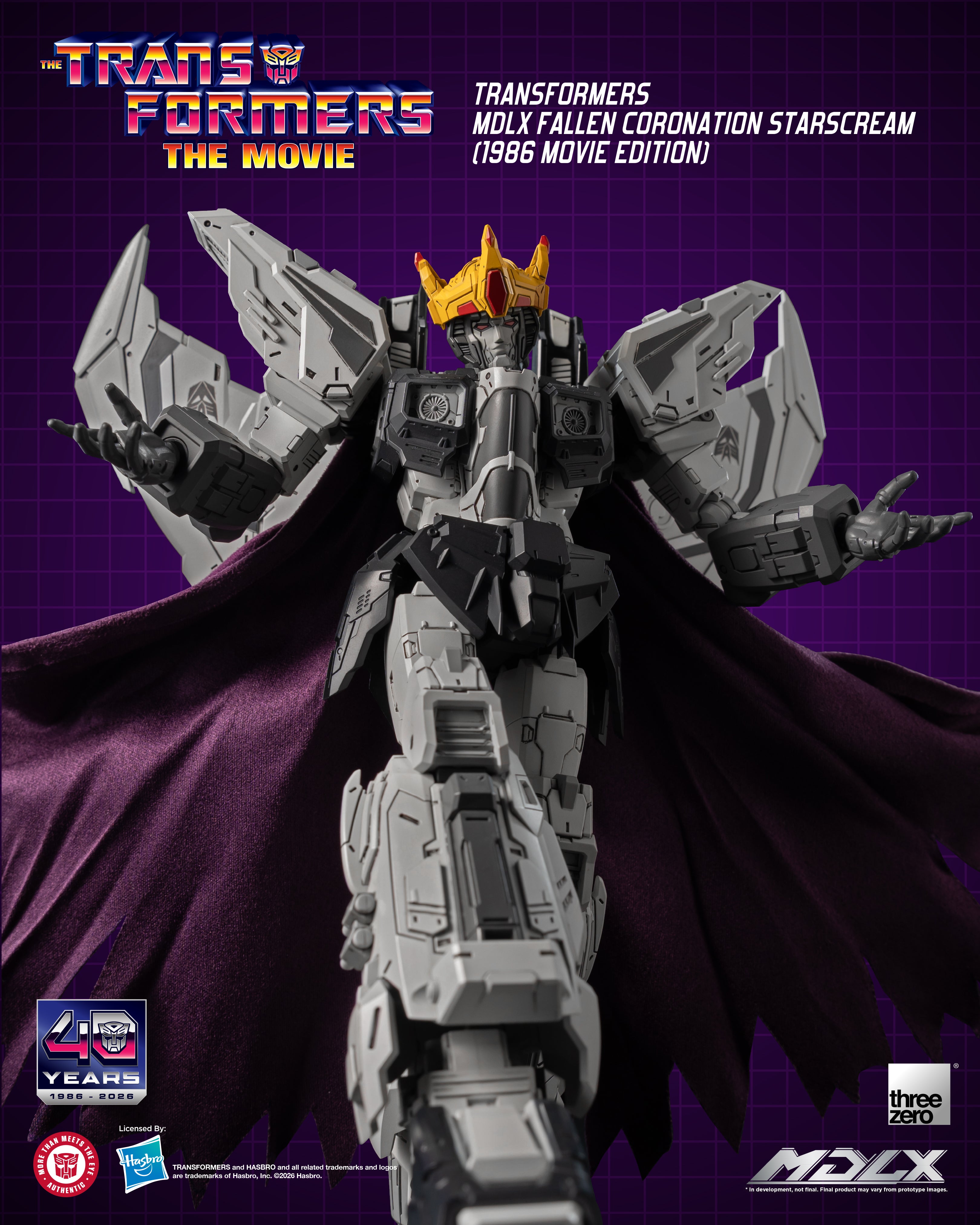 SPECIAL ORDER threezero - MDLX - Transformers - Fallen Coronation Starscream: 1986 Movie Edition [JP]