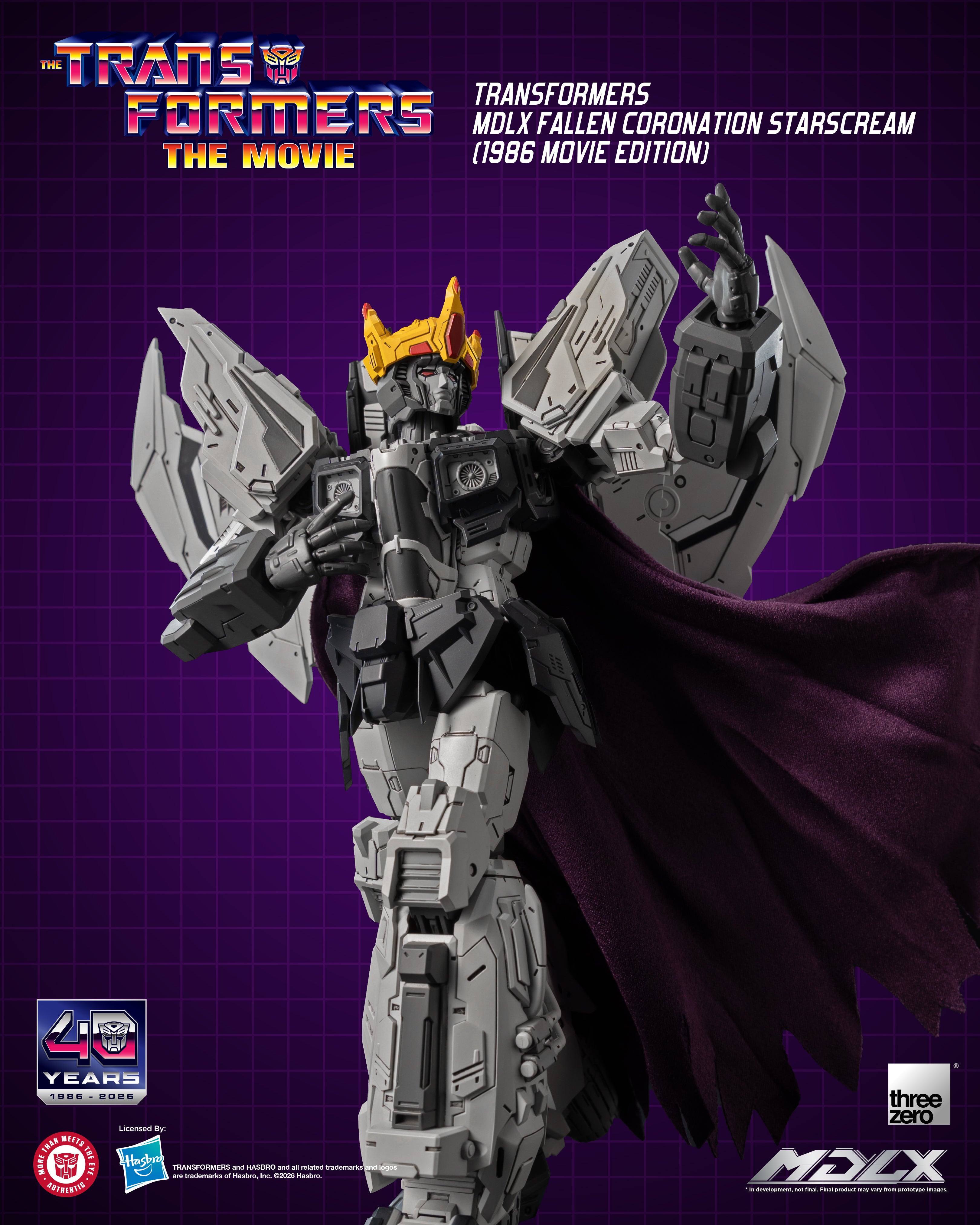 SPECIAL ORDER threezero - MDLX - Transformers - Fallen Coronation Starscream: 1986 Movie Edition [JP]