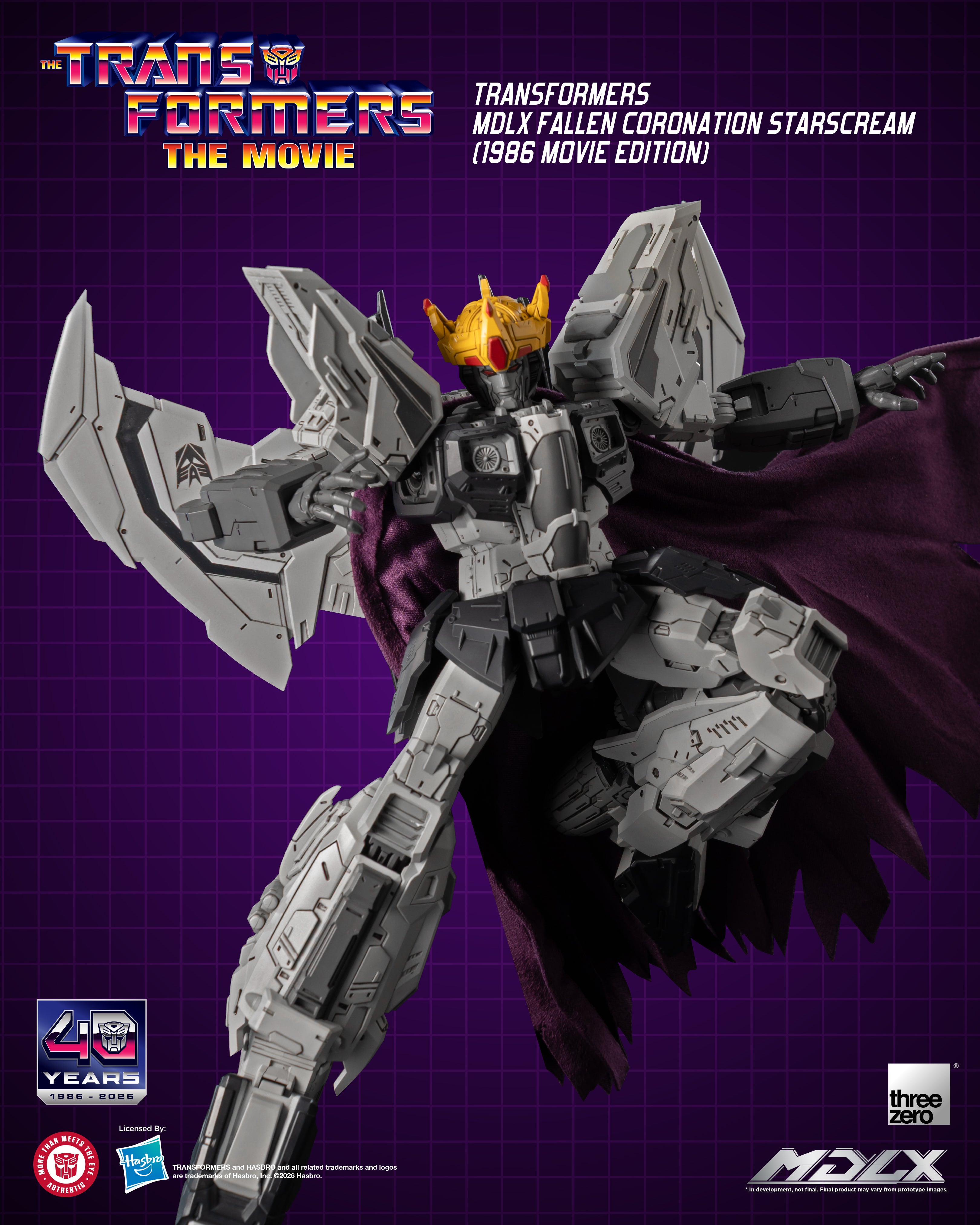 SPECIAL ORDER threezero - MDLX - Transformers - Fallen Coronation Starscream: 1986 Movie Edition [JP]