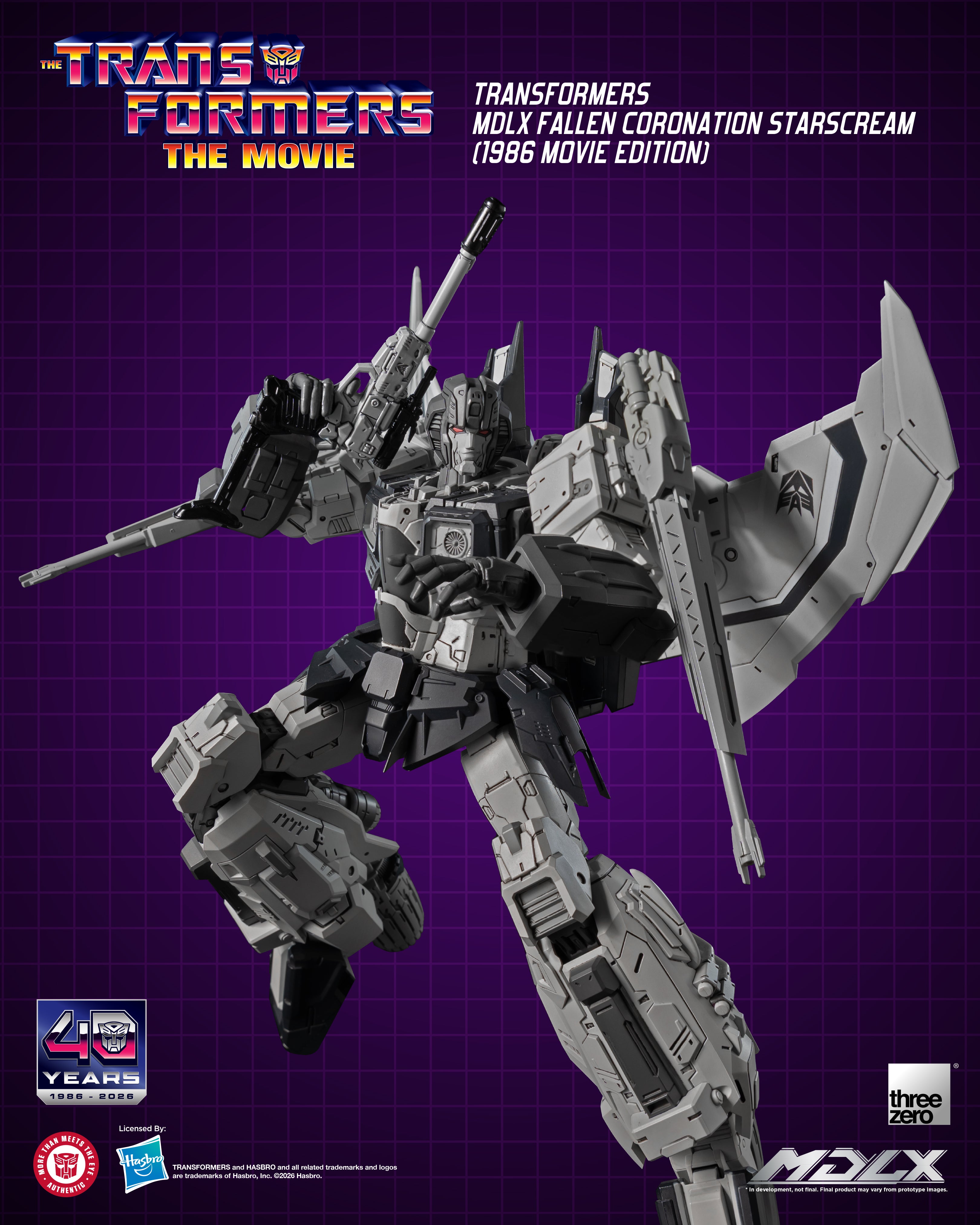 SPECIAL ORDER threezero - MDLX - Transformers - Fallen Coronation Starscream: 1986 Movie Edition [JP]