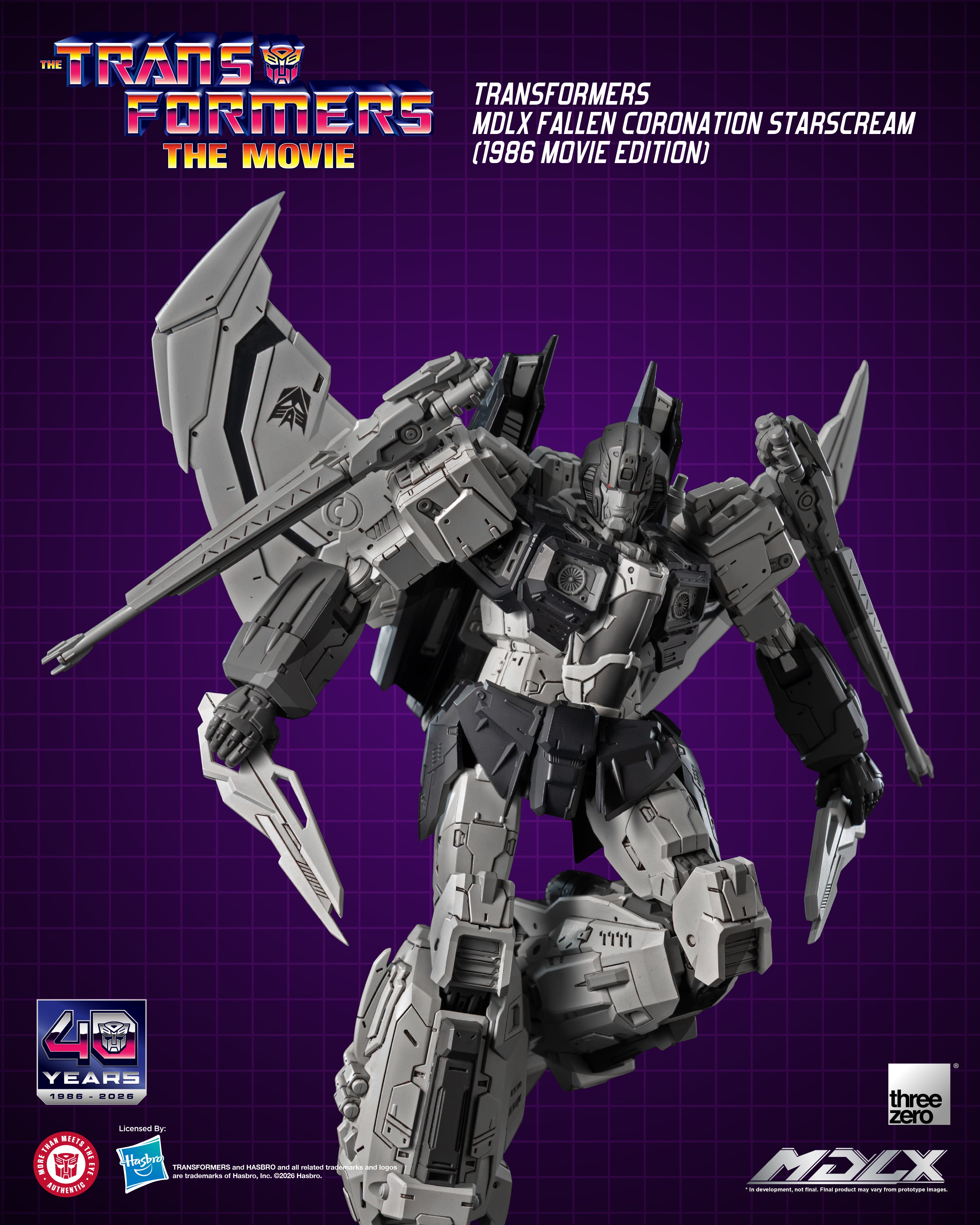 SPECIAL ORDER threezero - MDLX - Transformers - Fallen Coronation Starscream: 1986 Movie Edition [JP]