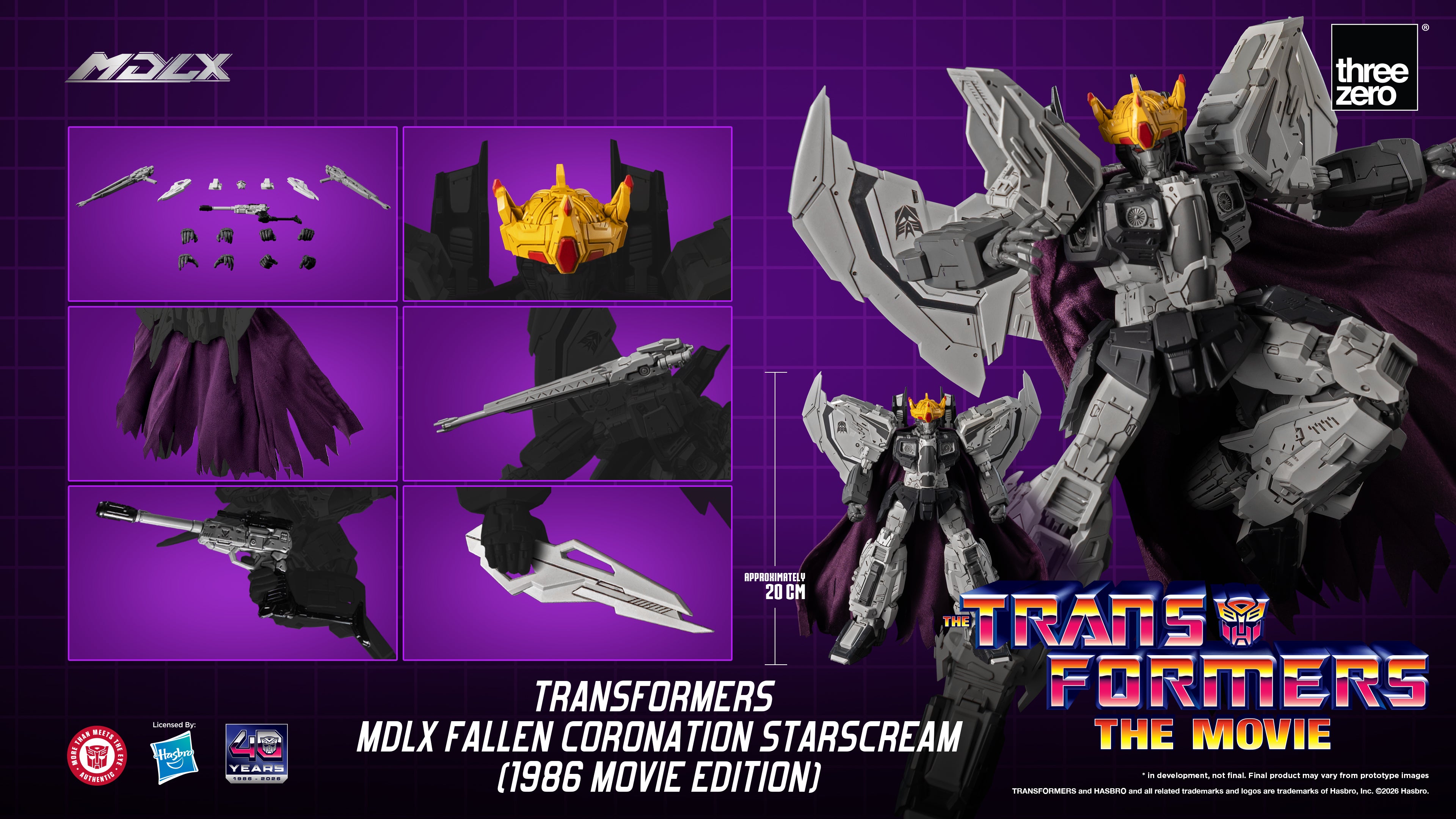 SPECIAL ORDER threezero - MDLX - Transformers - Fallen Coronation Starscream: 1986 Movie Edition [JP]