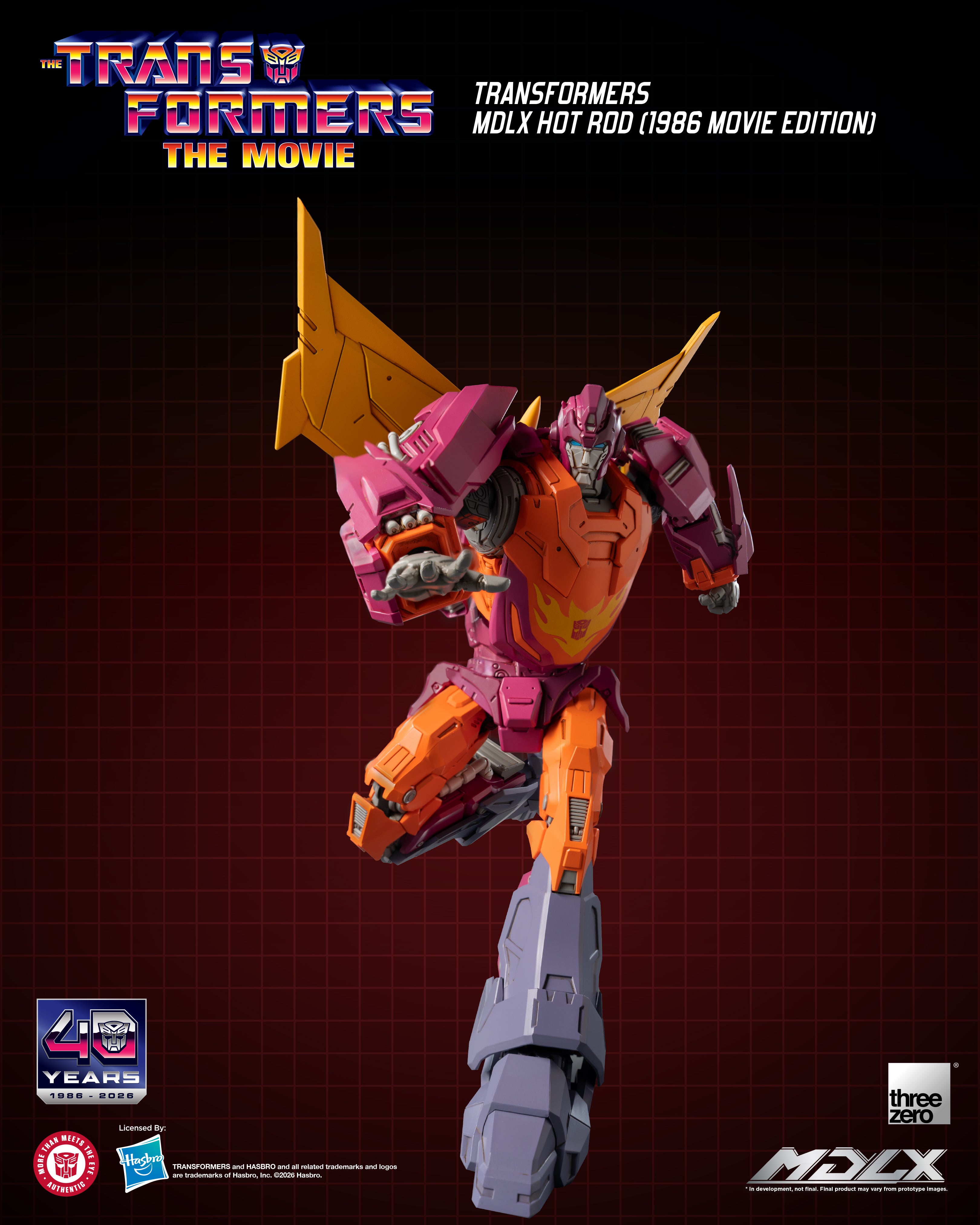 SPECIAL ORDER threezero - MDLX - Transformers - Hot Rod: 1986 Movie Edition [JP]