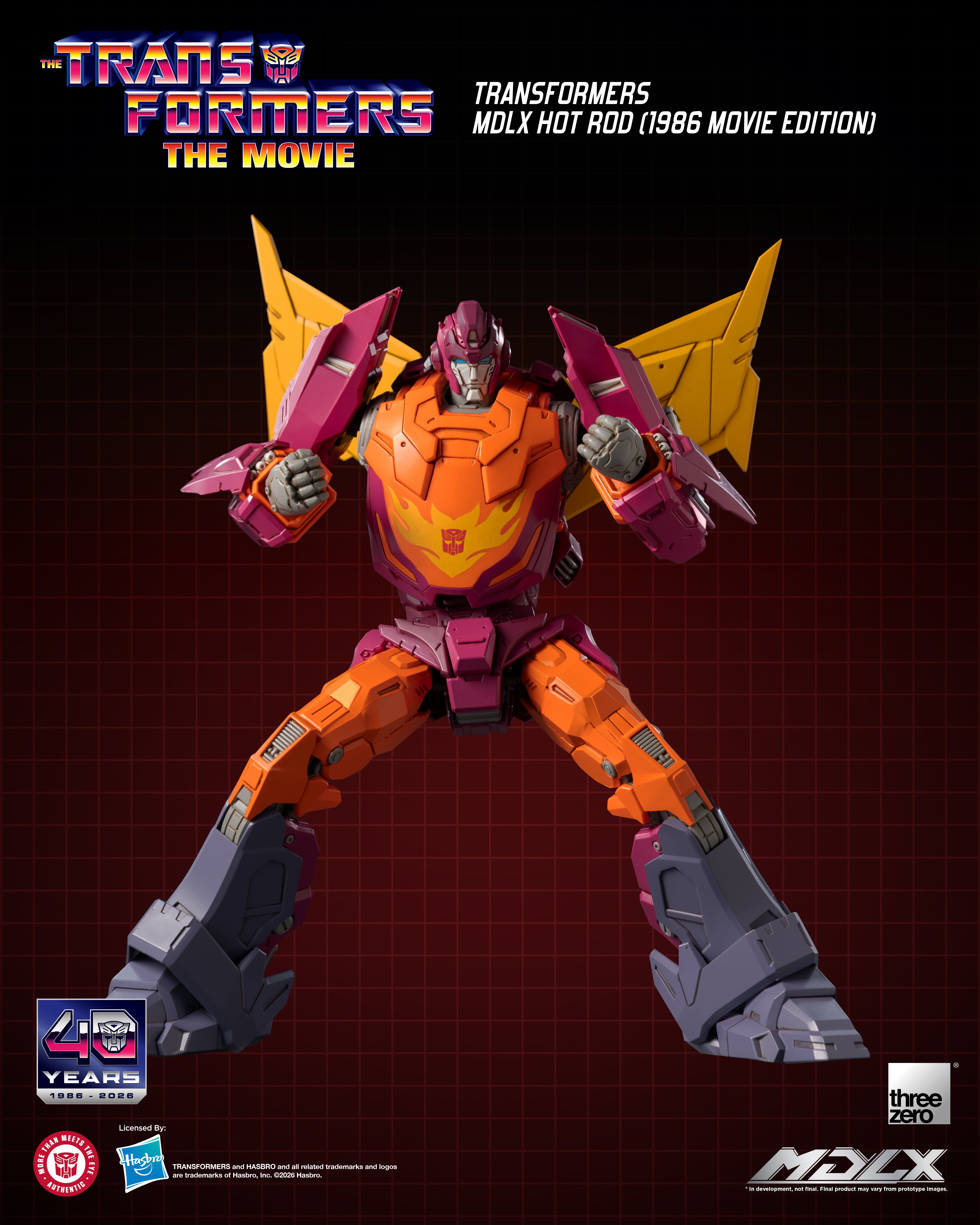 SPECIAL ORDER threezero - MDLX - Transformers - Hot Rod: 1986 Movie Edition [JP]