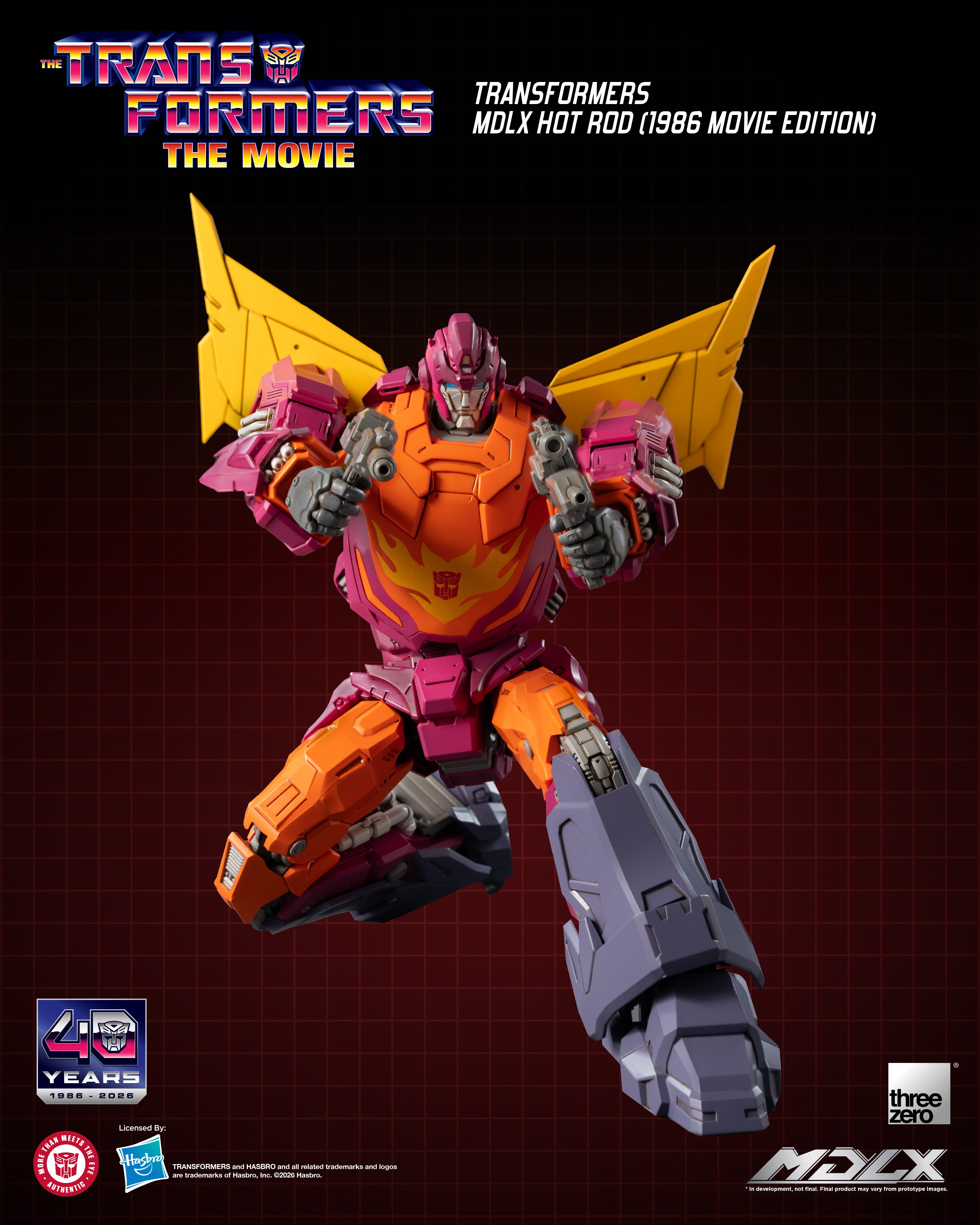 SPECIAL ORDER threezero - MDLX - Transformers - Hot Rod: 1986 Movie Edition [JP]