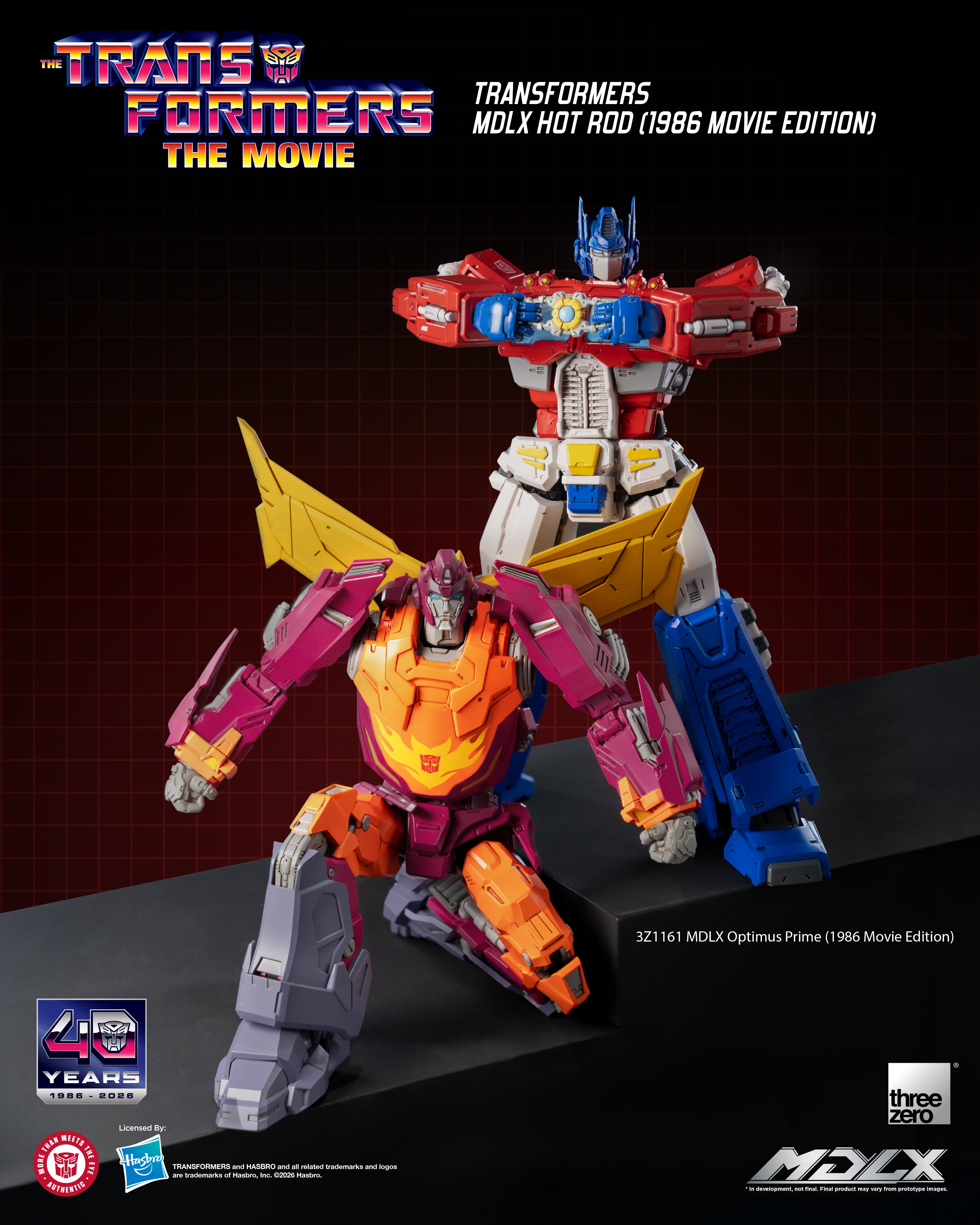 SPECIAL ORDER threezero - MDLX - Transformers - Hot Rod: 1986 Movie Edition [JP]