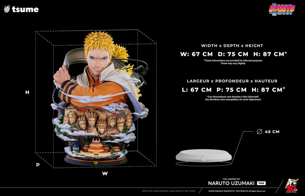 PRE-ORDER Tsume - My Ultimate Bust - The Legend of Naruto Uzumaki