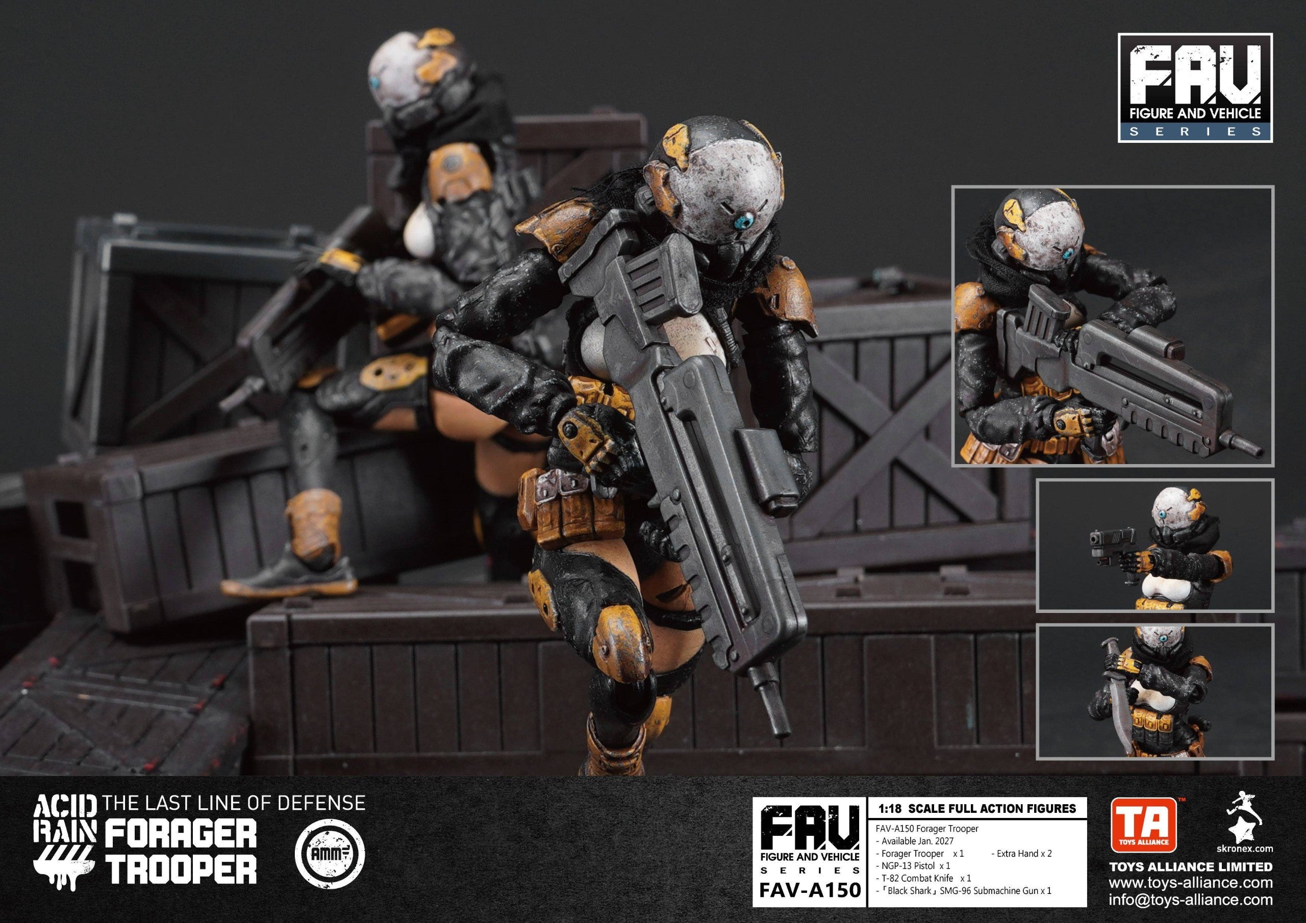 SPECIAL ORDER TOYS-ALLIANCE - Acid Rain - FAV-A150 - Forager Trooper 1/18 [JP]