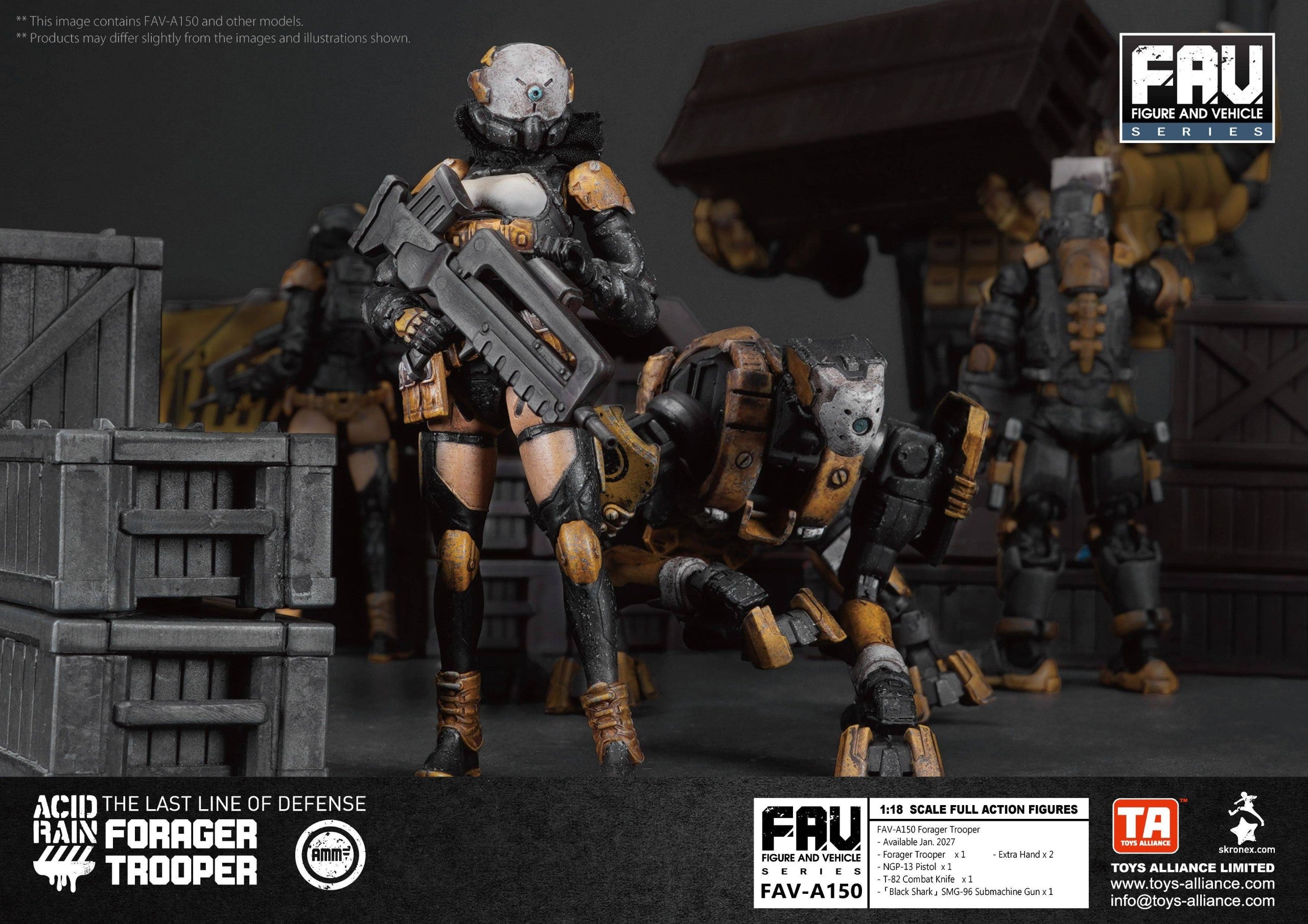 SPECIAL ORDER TOYS-ALLIANCE - Acid Rain - FAV-A150 - Forager Trooper 1/18 [JP]