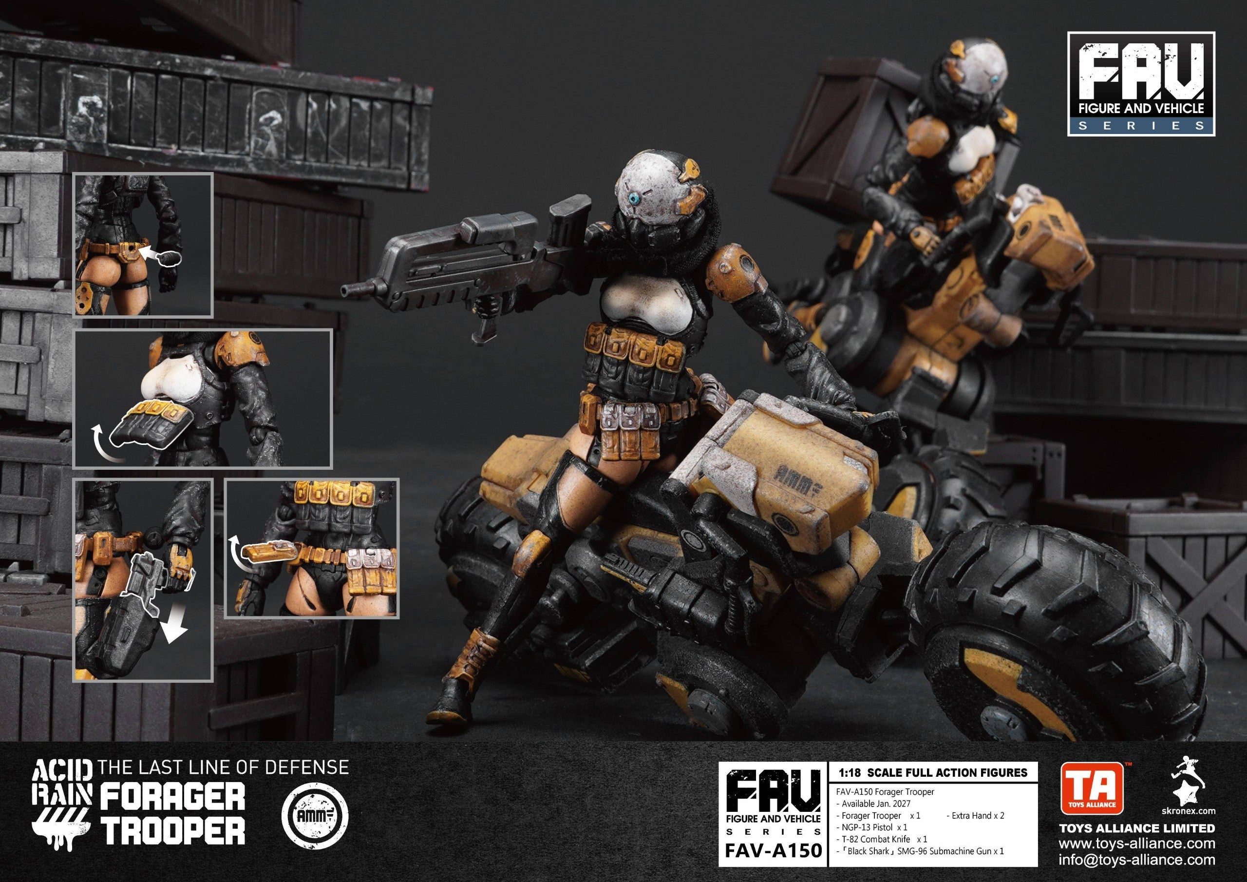 SPECIAL ORDER TOYS-ALLIANCE - Acid Rain - FAV-A150 - Forager Trooper 1/18 [JP]