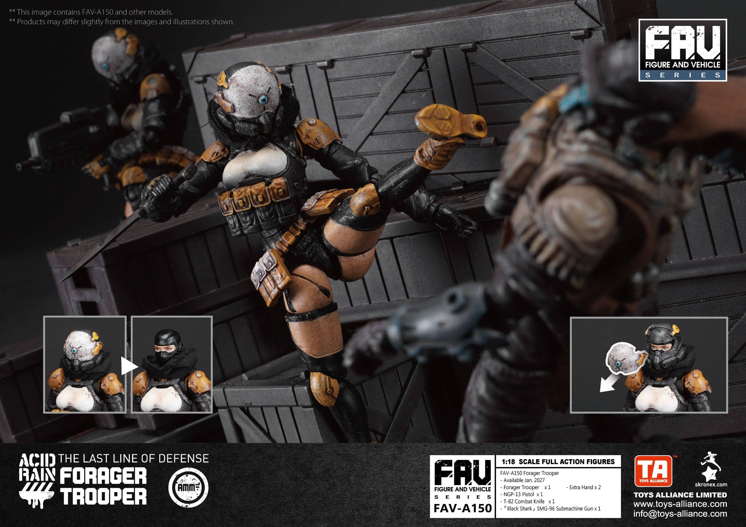 SPECIAL ORDER TOYS-ALLIANCE - Acid Rain - FAV-A150 - Forager Trooper 1/18 [JP]