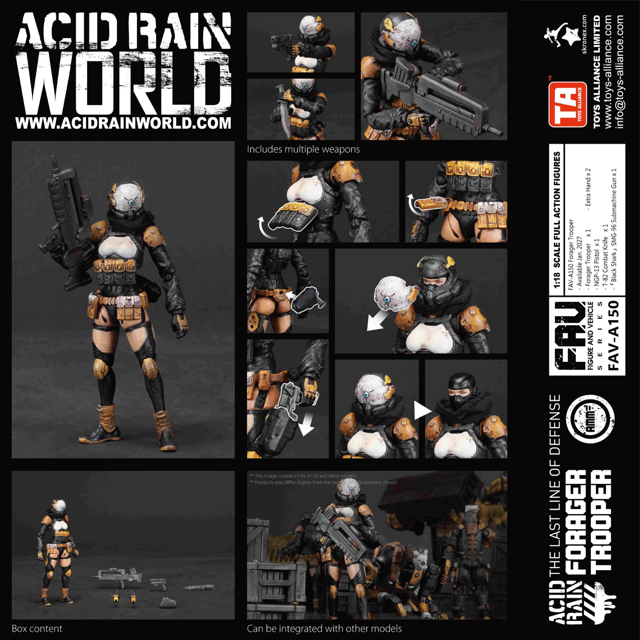 SPECIAL ORDER TOYS-ALLIANCE - Acid Rain - FAV-A150 - Forager Trooper 1/18 [JP]
