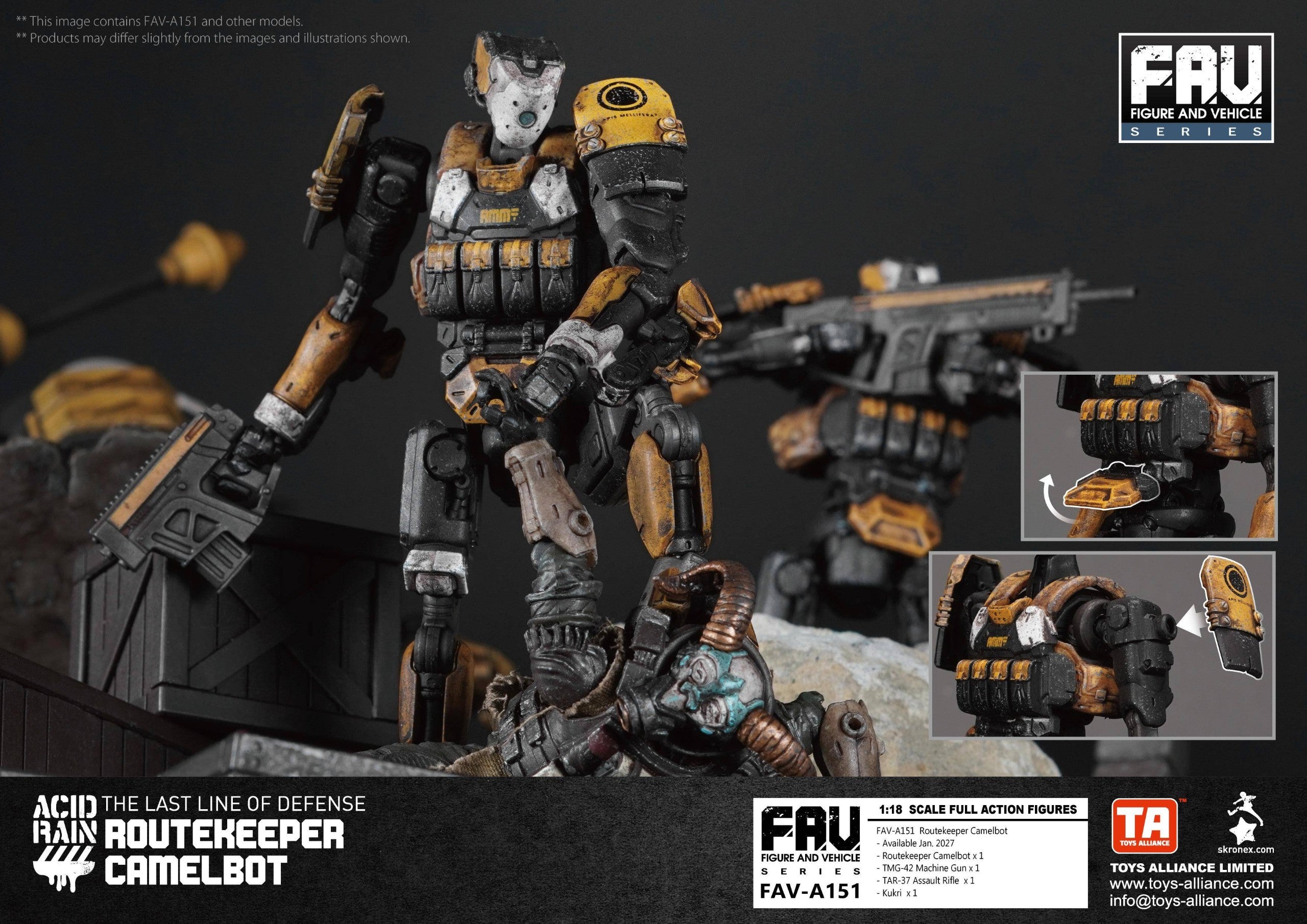 SPECIAL ORDER TOYS-ALLIANCE - Acid Rain - FAV-A151 - Routekeeper Camelbot 1/18 [JP]