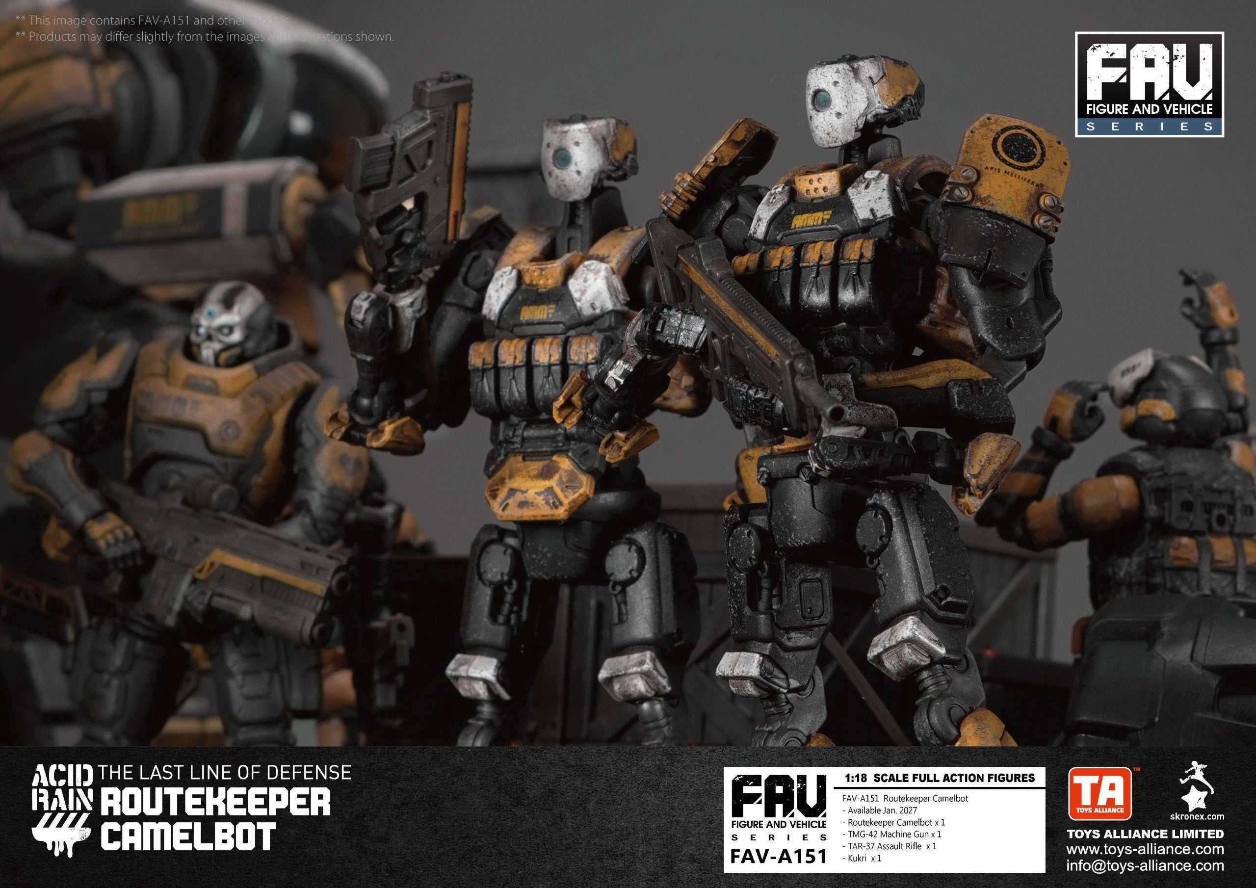 SPECIAL ORDER TOYS-ALLIANCE - Acid Rain - FAV-A151 - Routekeeper Camelbot 1/18 [JP]