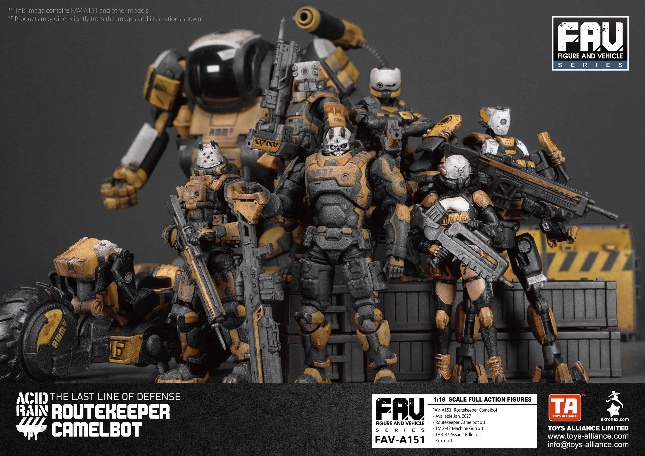 SPECIAL ORDER TOYS-ALLIANCE - Acid Rain - FAV-A151 - Routekeeper Camelbot 1/18 [JP]