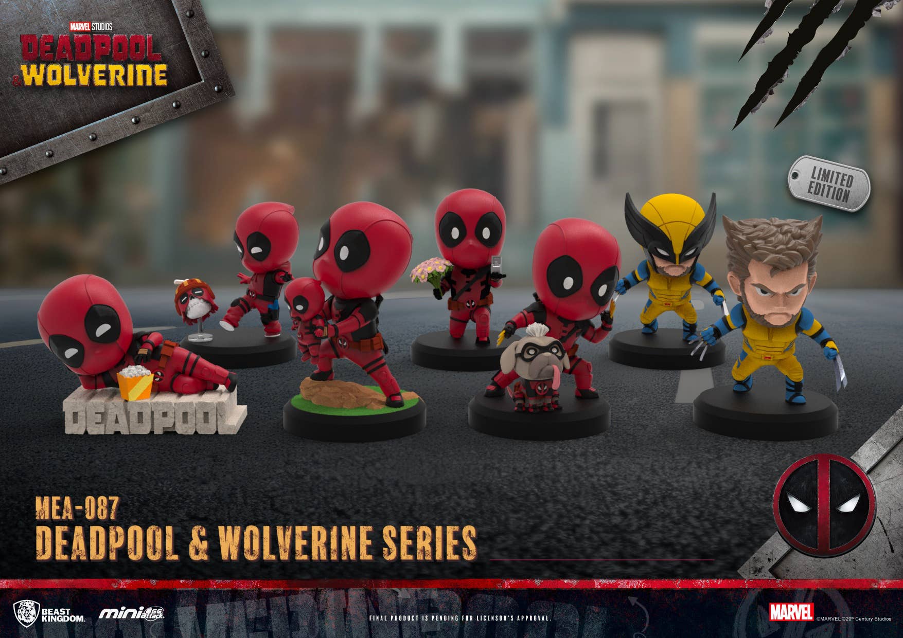 SPECIAL ORDER Beast Kingdom - MEA-087 - Deadpool & Wolverine Series - Mini Egg Attack [January 2027] [JP] [Box of 6]