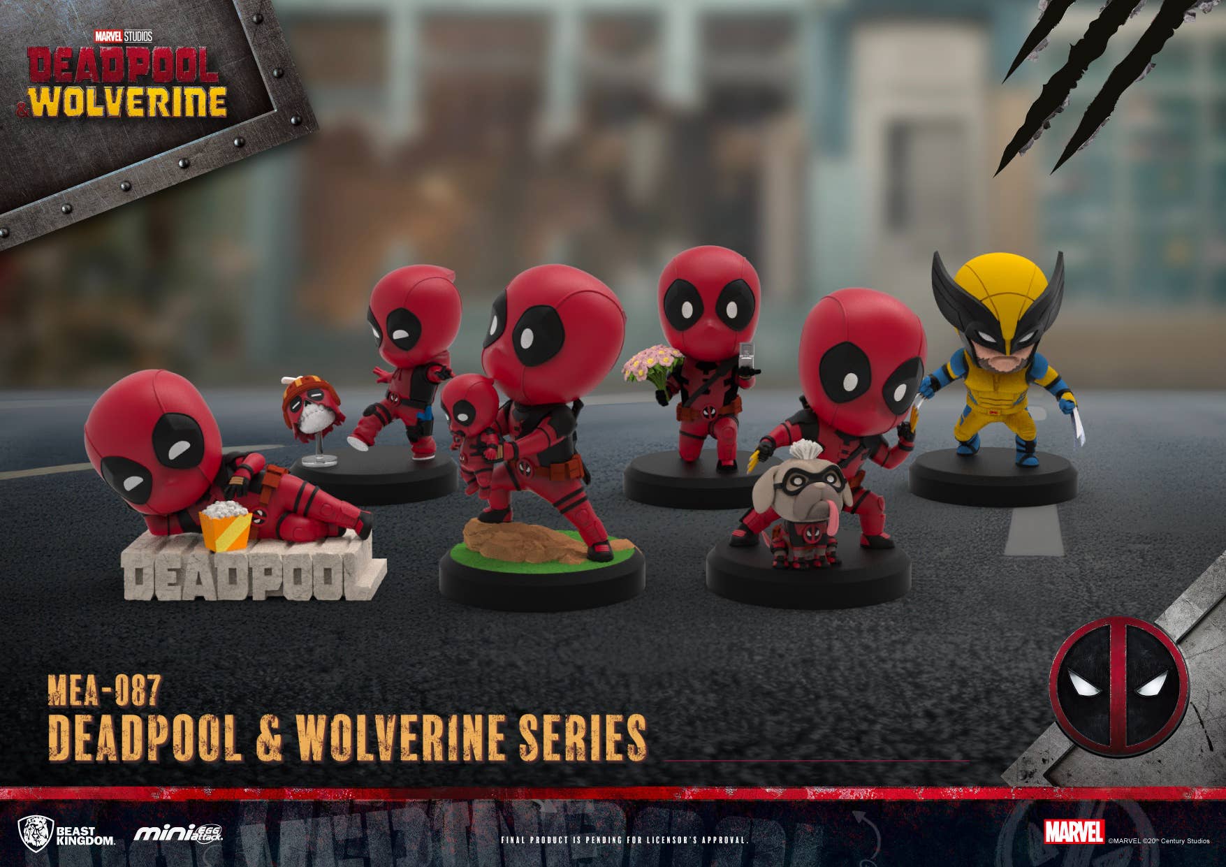 SPECIAL ORDER Beast Kingdom - MEA-087 - Deadpool & Wolverine Series - Mini Egg Attack [January 2027] [JP] [Box of 6]