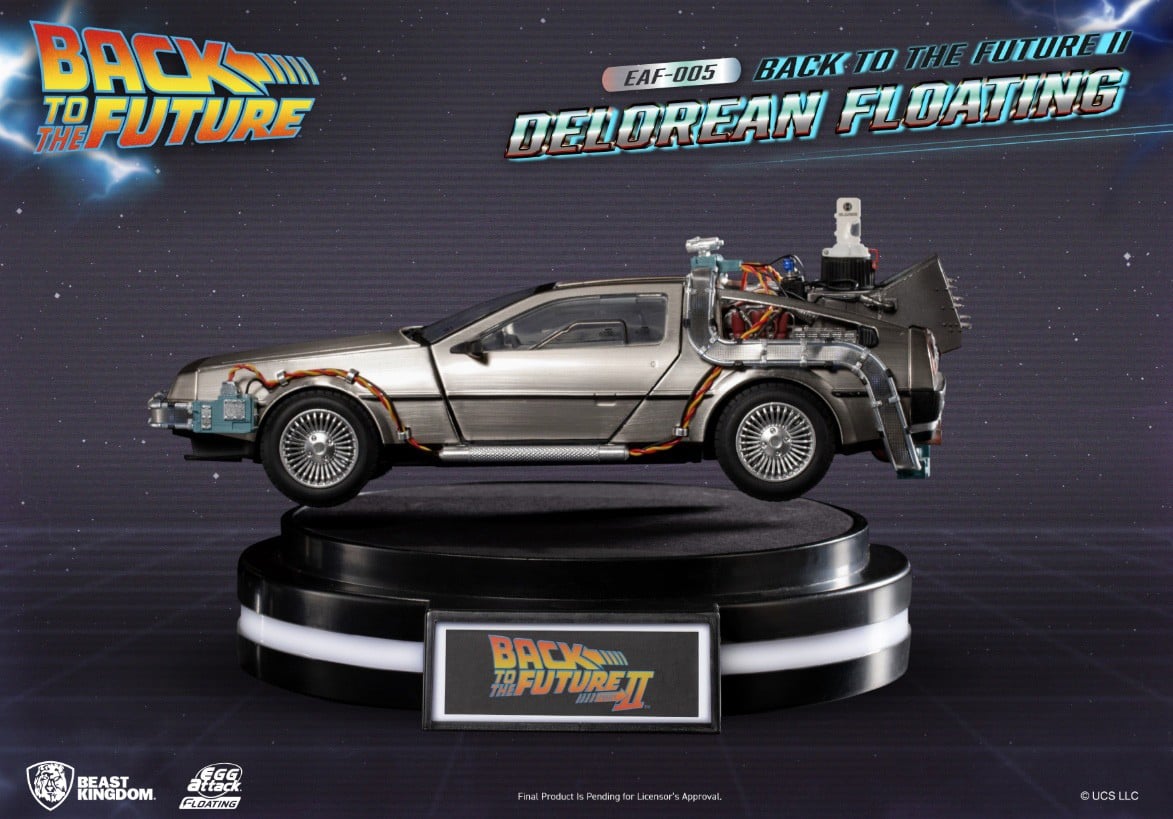 SPECIAL ORDER Beast Kingdom - EAF-005 - Back to the Future Part II - Delorean Floating [JP]