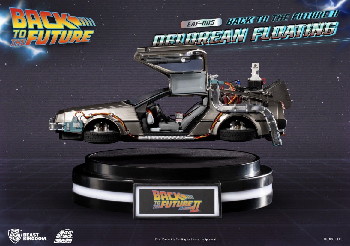 SPECIAL ORDER Beast Kingdom - EAF-005 - Back to the Future Part II - Delorean Floating [JP]
